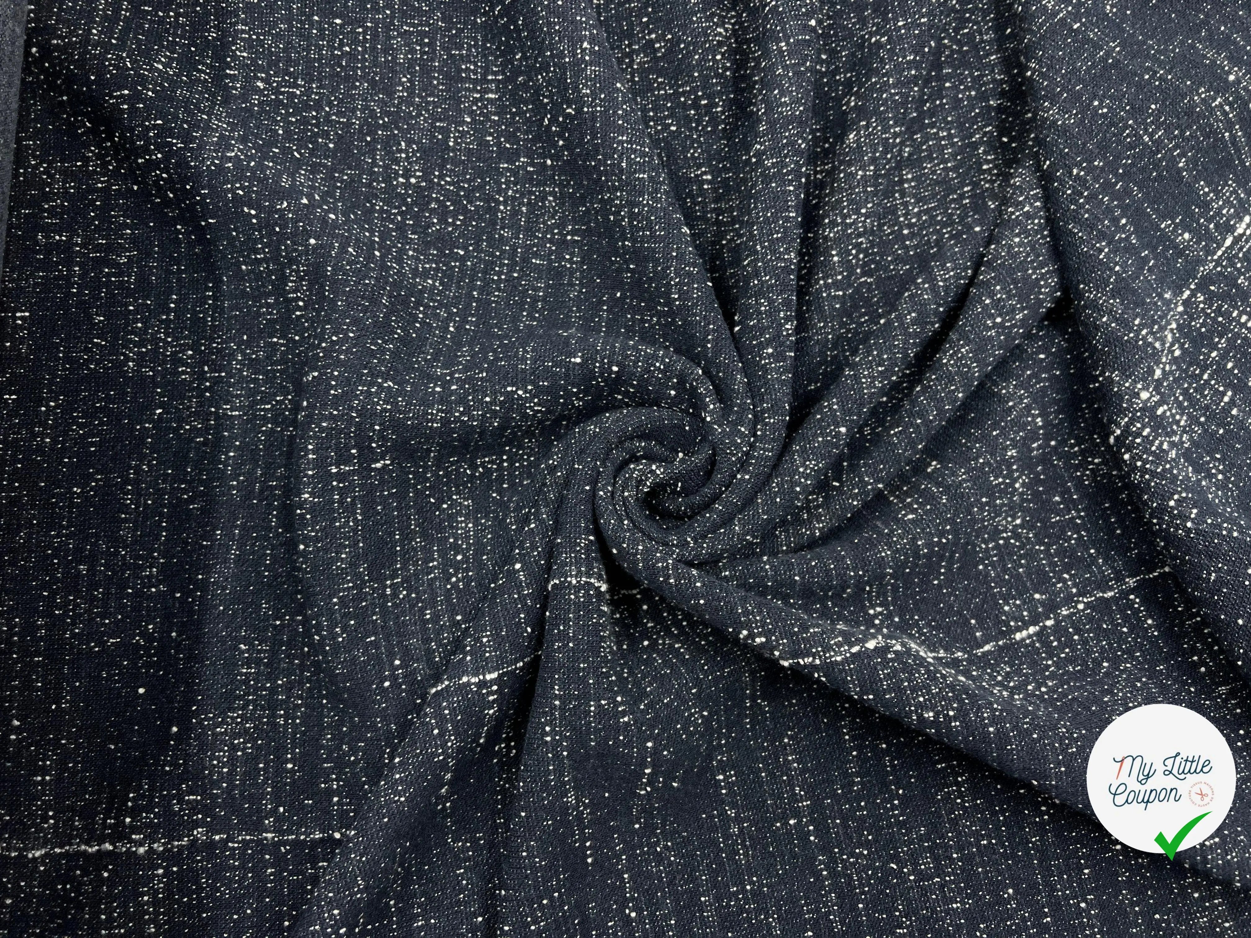 MAILLE JACQUARD ONDES HERTZIENNES - My Little Coupon - tissu - coudre