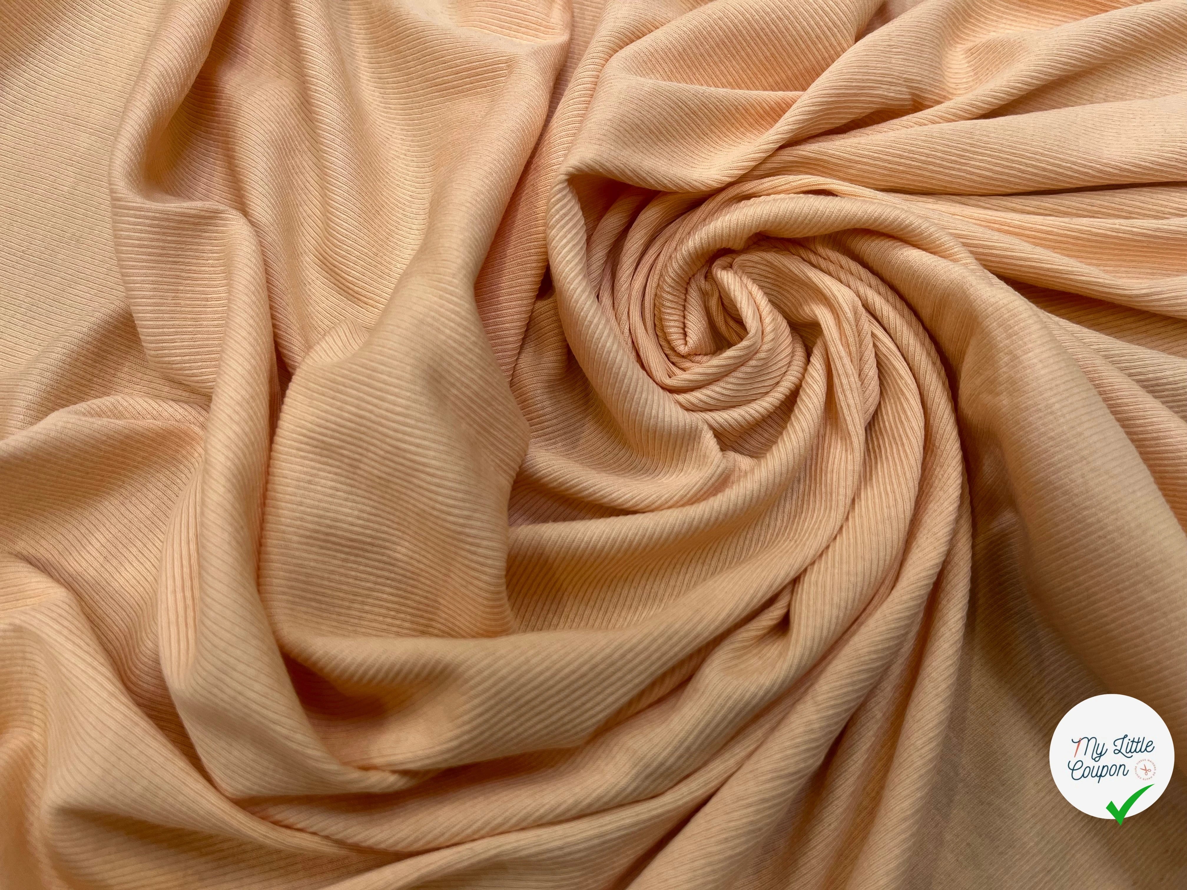 MAILLE LEGÈREMENT COTELLÉ LÉGER 105CM LIGHT SUNSET STRETCH - My Little Coupon