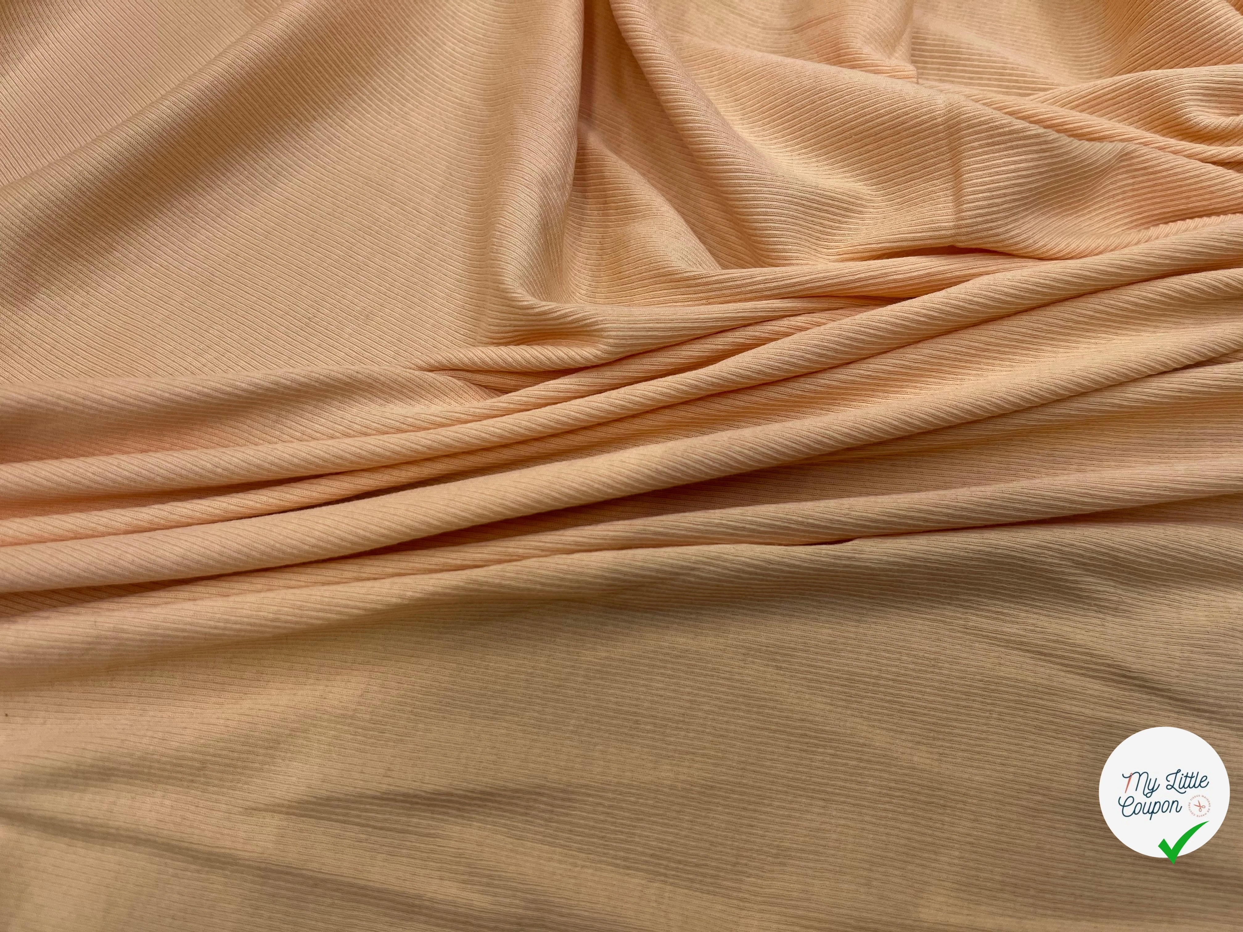 MAILLE LEGÈREMENT COTELLÉ LÉGER 105CM LIGHT SUNSET STRETCH - My Little Coupon