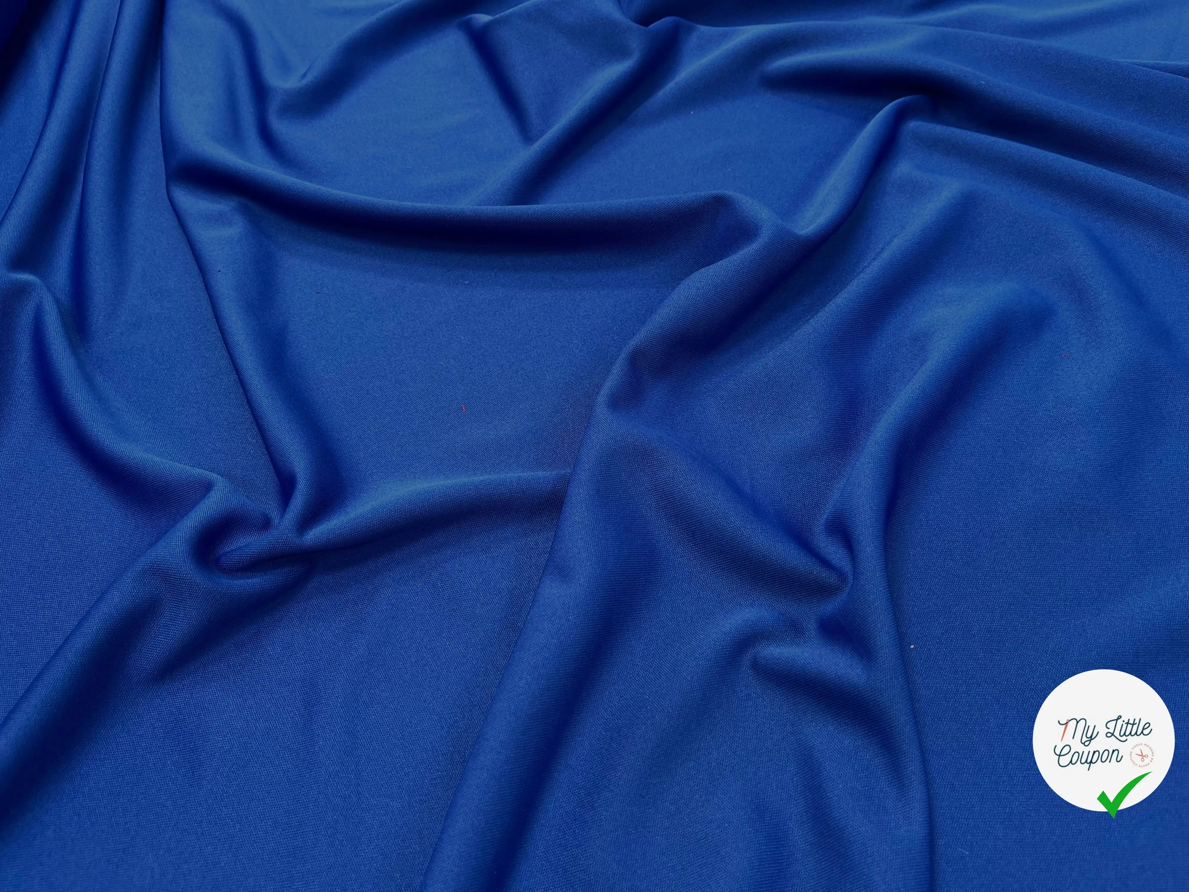 MAILLE LOURD UNI BLEU - My Little Coupon