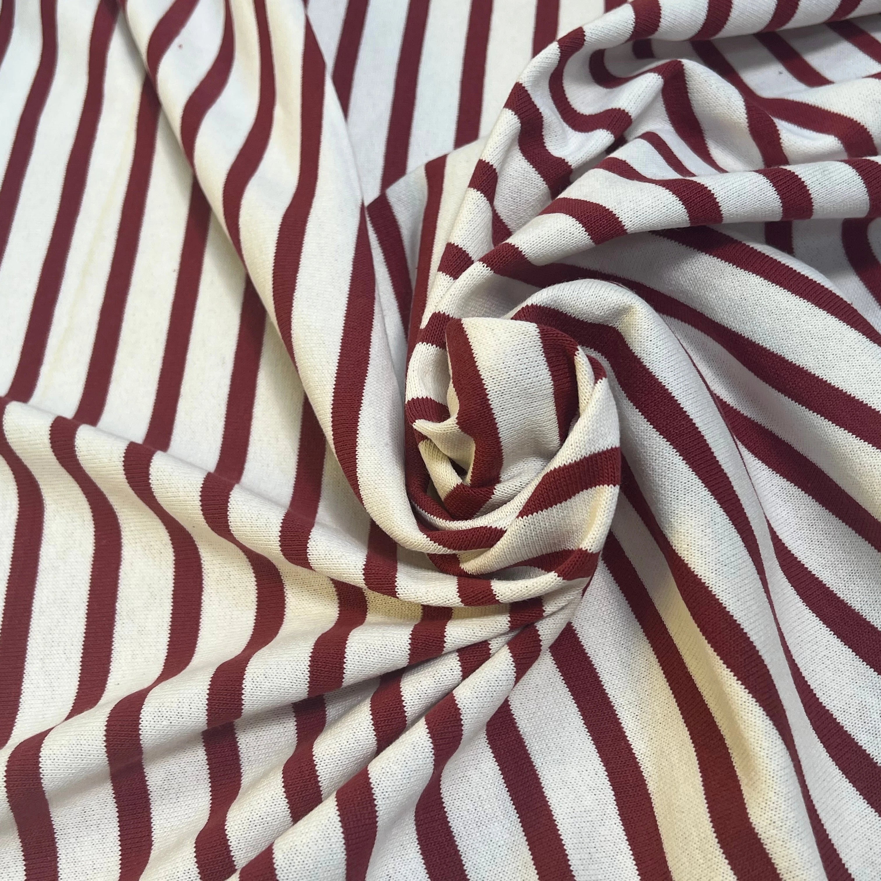 MAILLE LOURDE 100% COTON NEIGE/TERRACOTA - My Little Coupon