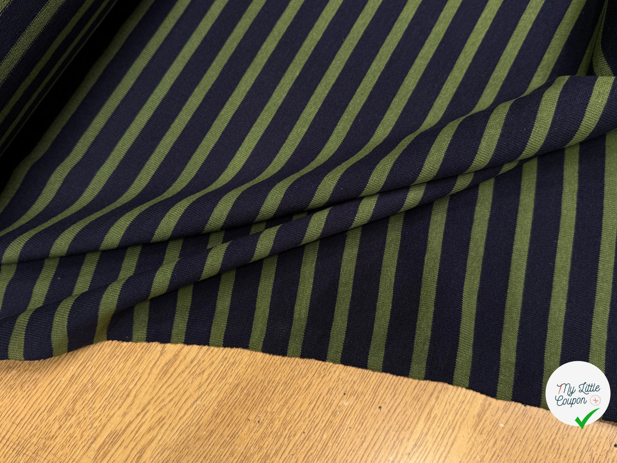 MAILLE LOURDE 100% COTON STRETCH NAVY ÉPICE FABRICATION RÉGION DE TROYES 🇫🇷 - My Little Coupon
