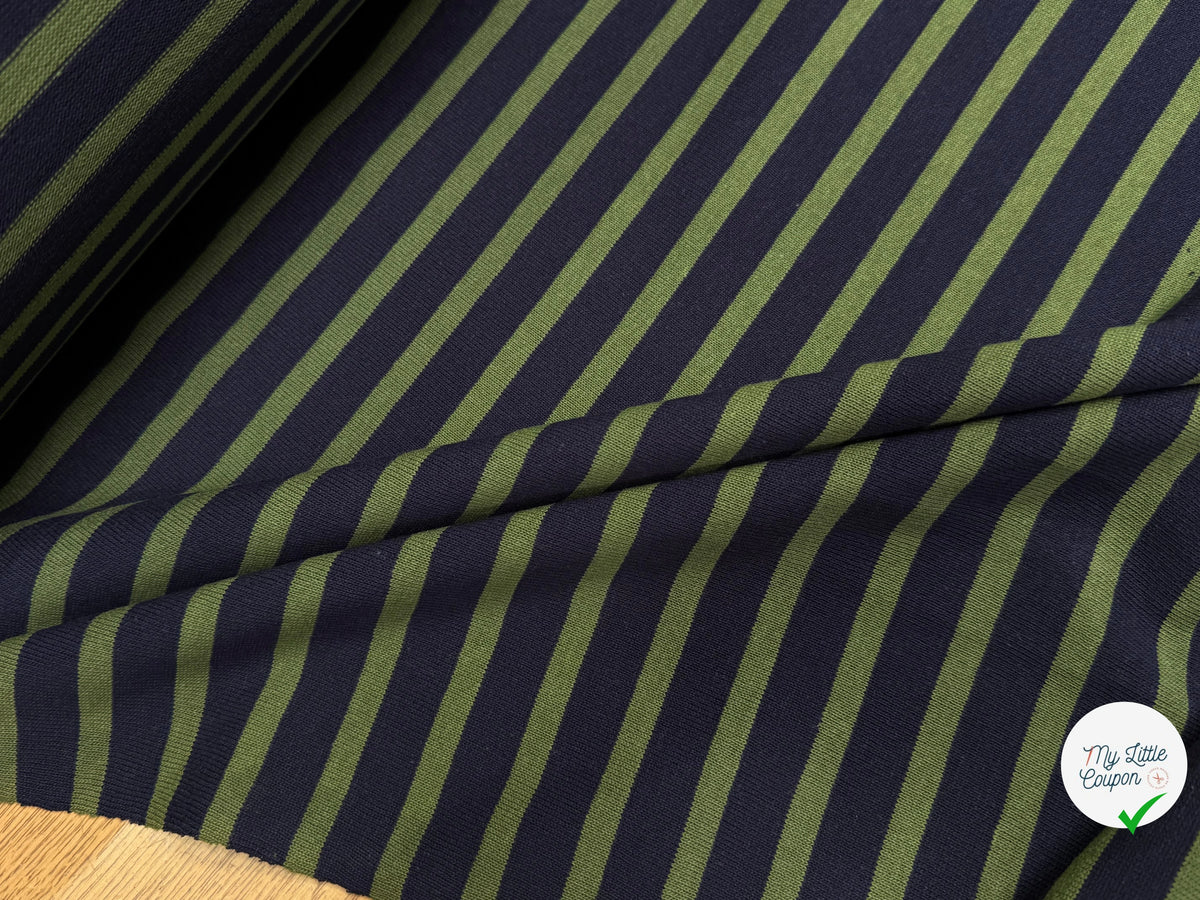 MAILLE LOURDE 100% COTON STRETCH NAVY ÉPICE FABRICATION RÉGION DE TROYES 🇫🇷 - My Little Coupon