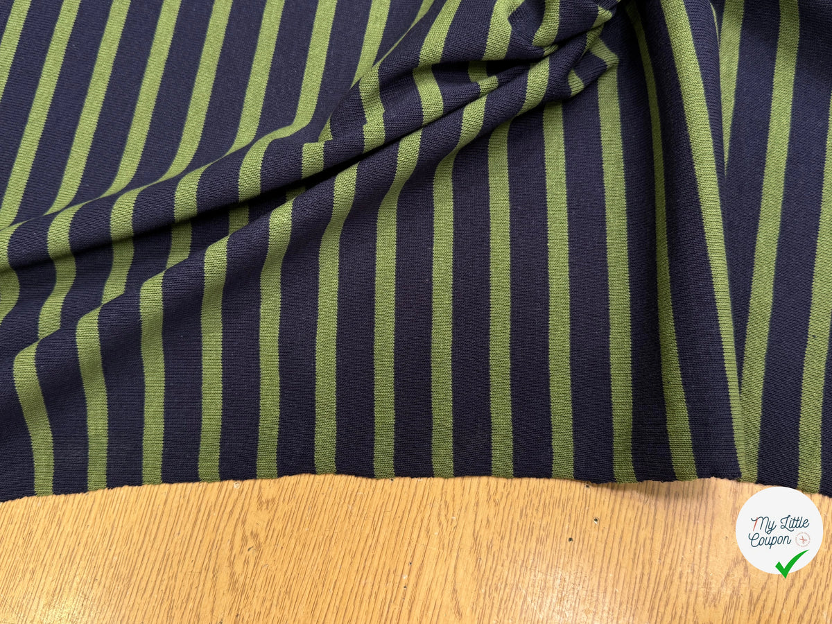 MAILLE LOURDE 100% COTON STRETCH NAVY ÉPICE FABRICATION RÉGION DE TROYES 🇫🇷 - My Little Coupon