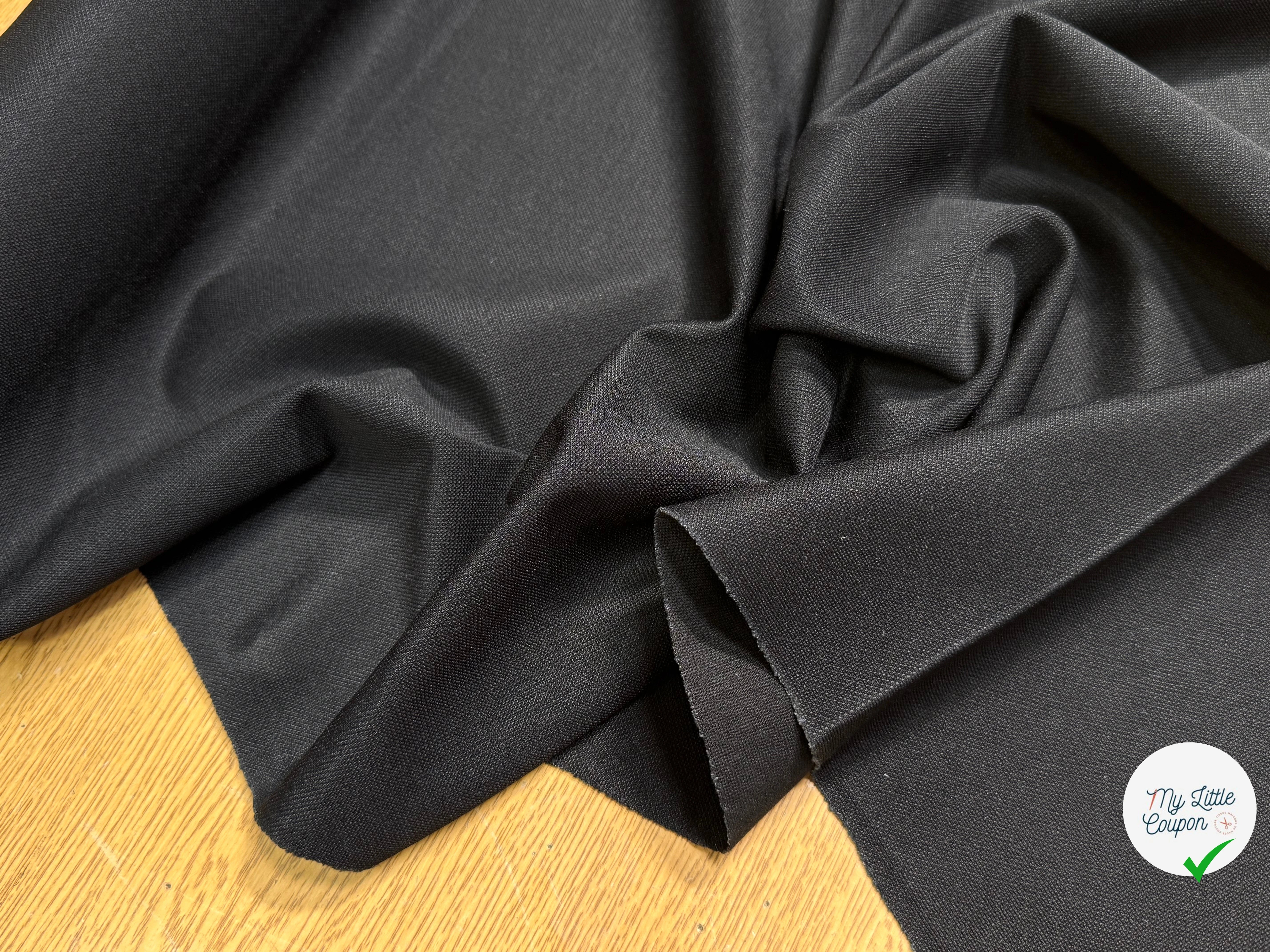 MAILLE LOURDE 76% VISCOSE ASPECT CREPE 5% ÉLASTHANNE TENUE LOURDE - My Little Coupon