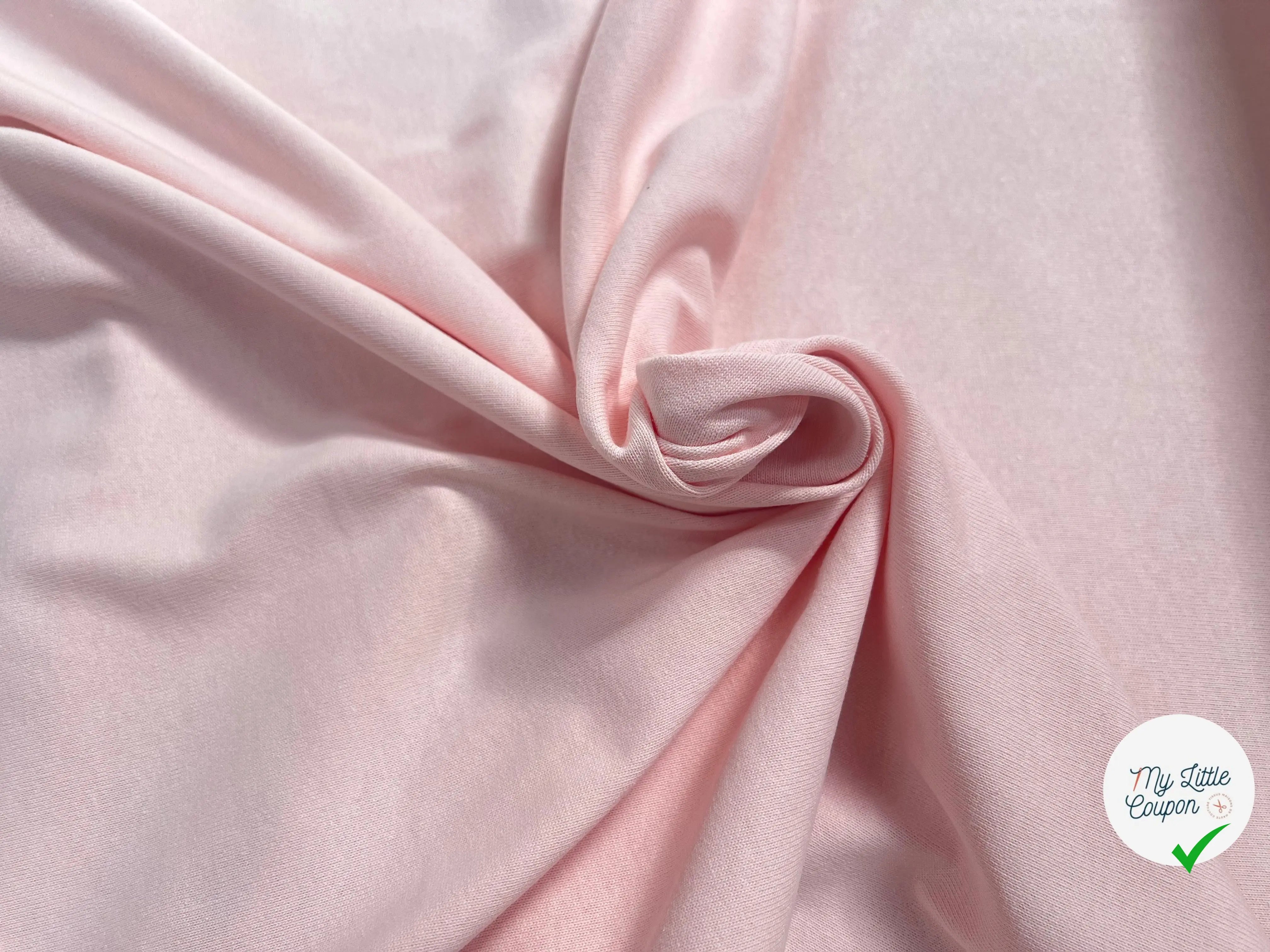 MAILLE LOURDE COTON ROSE BABY PINK - My Little Coupon