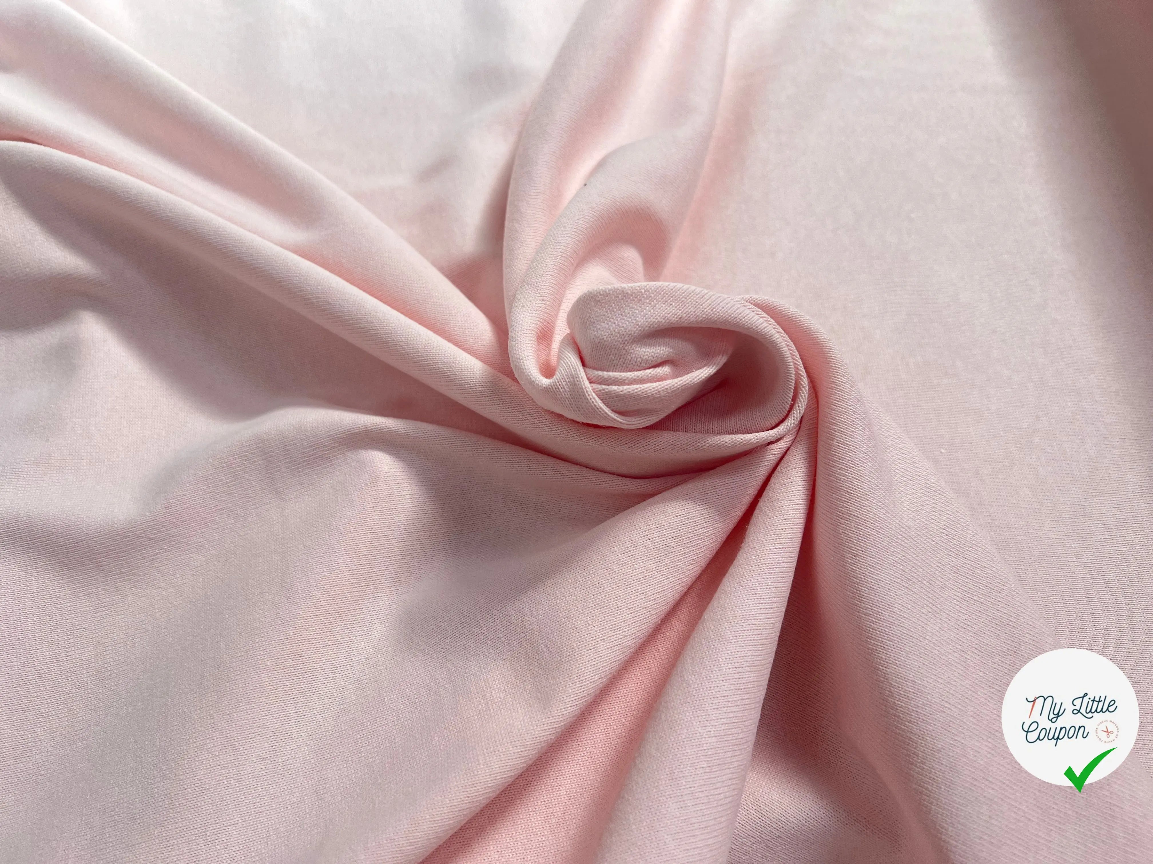 MAILLE LOURDE COTON ROSE BABY PINK - My Little Coupon