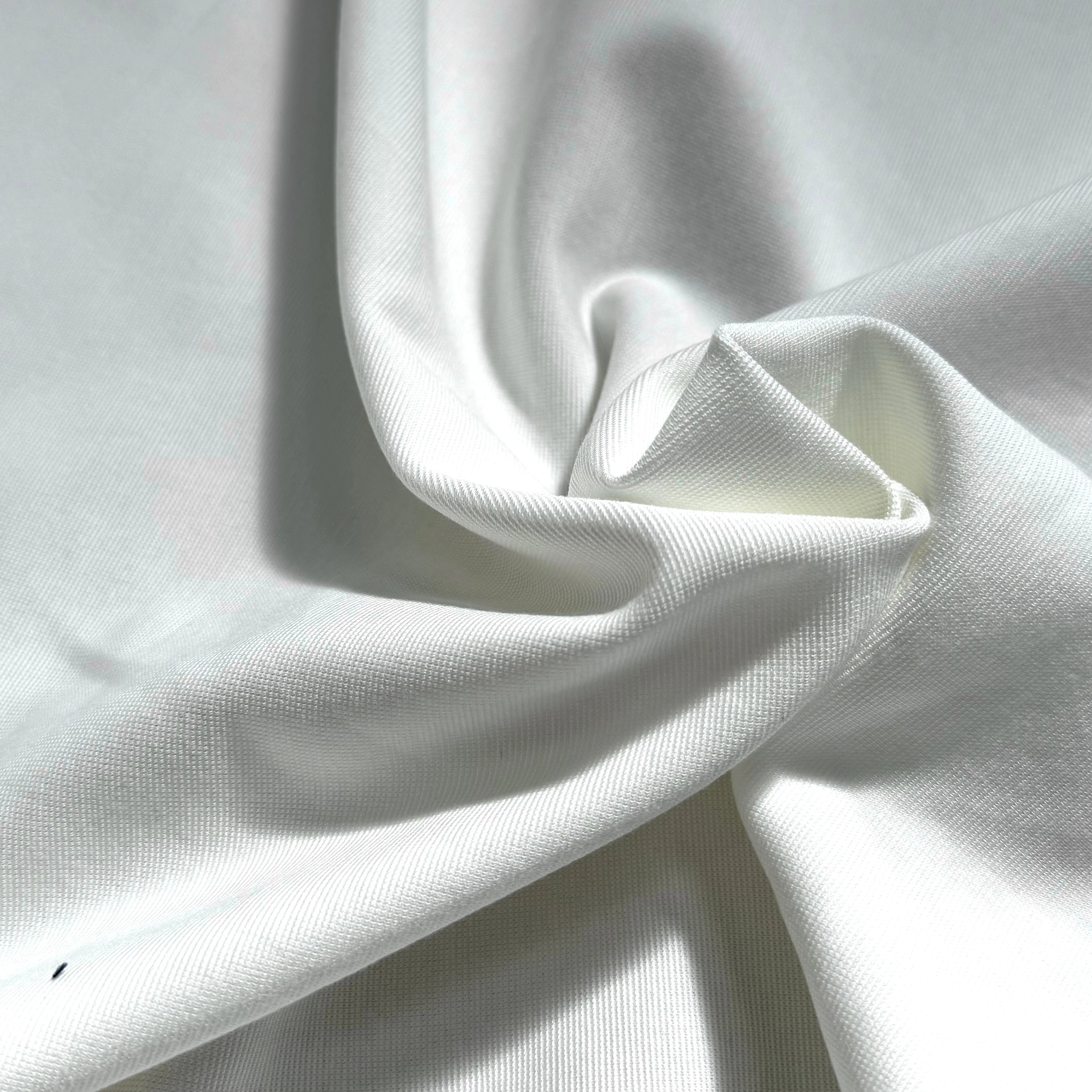 MAILLE LOURDE COTON ULTRA STRETCH BLANC - My Little Coupon