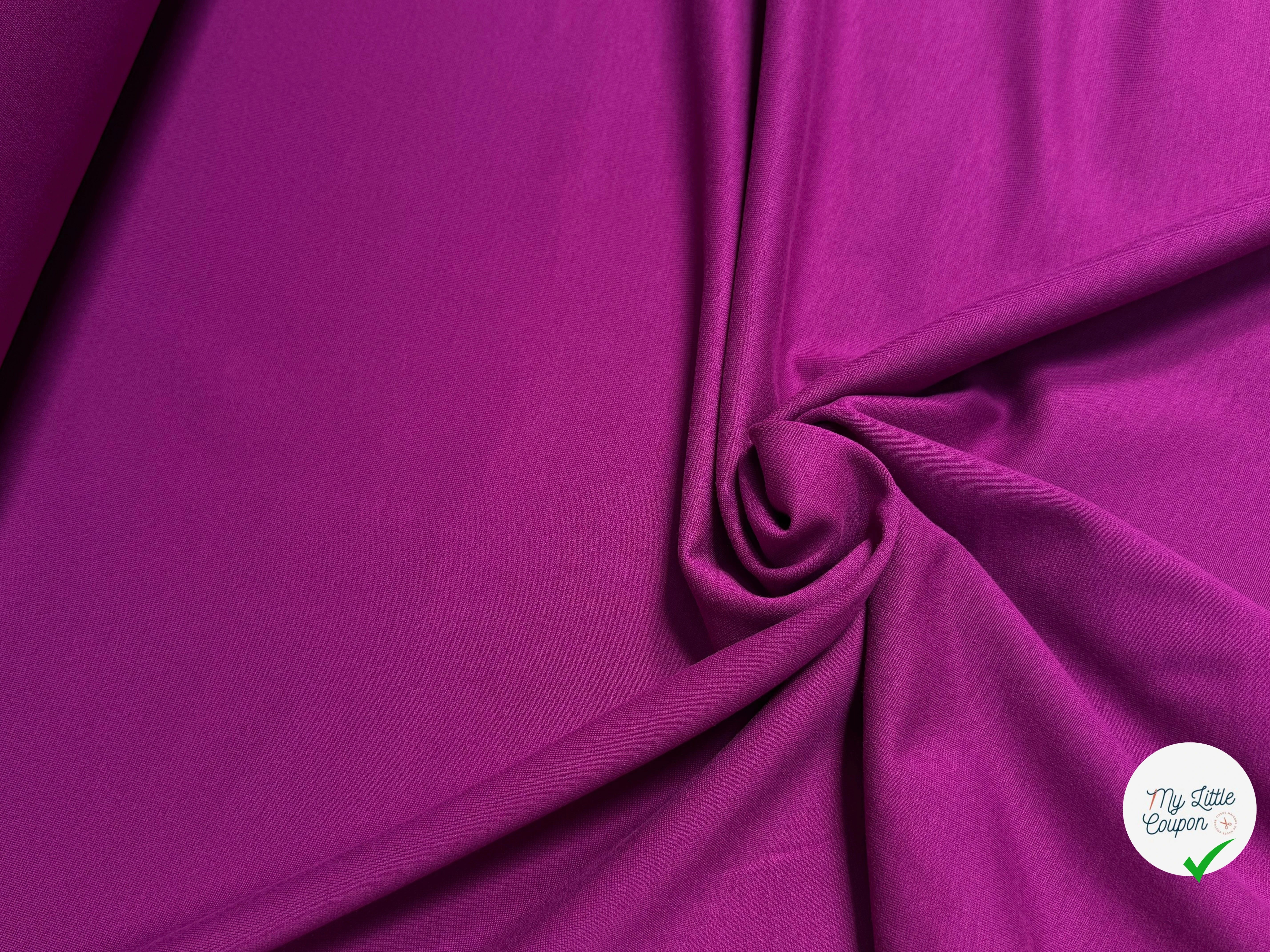 MAILLE LOURDE COTON ULTRA STRETCH VIOLET PREMIUM - My Little Coupon