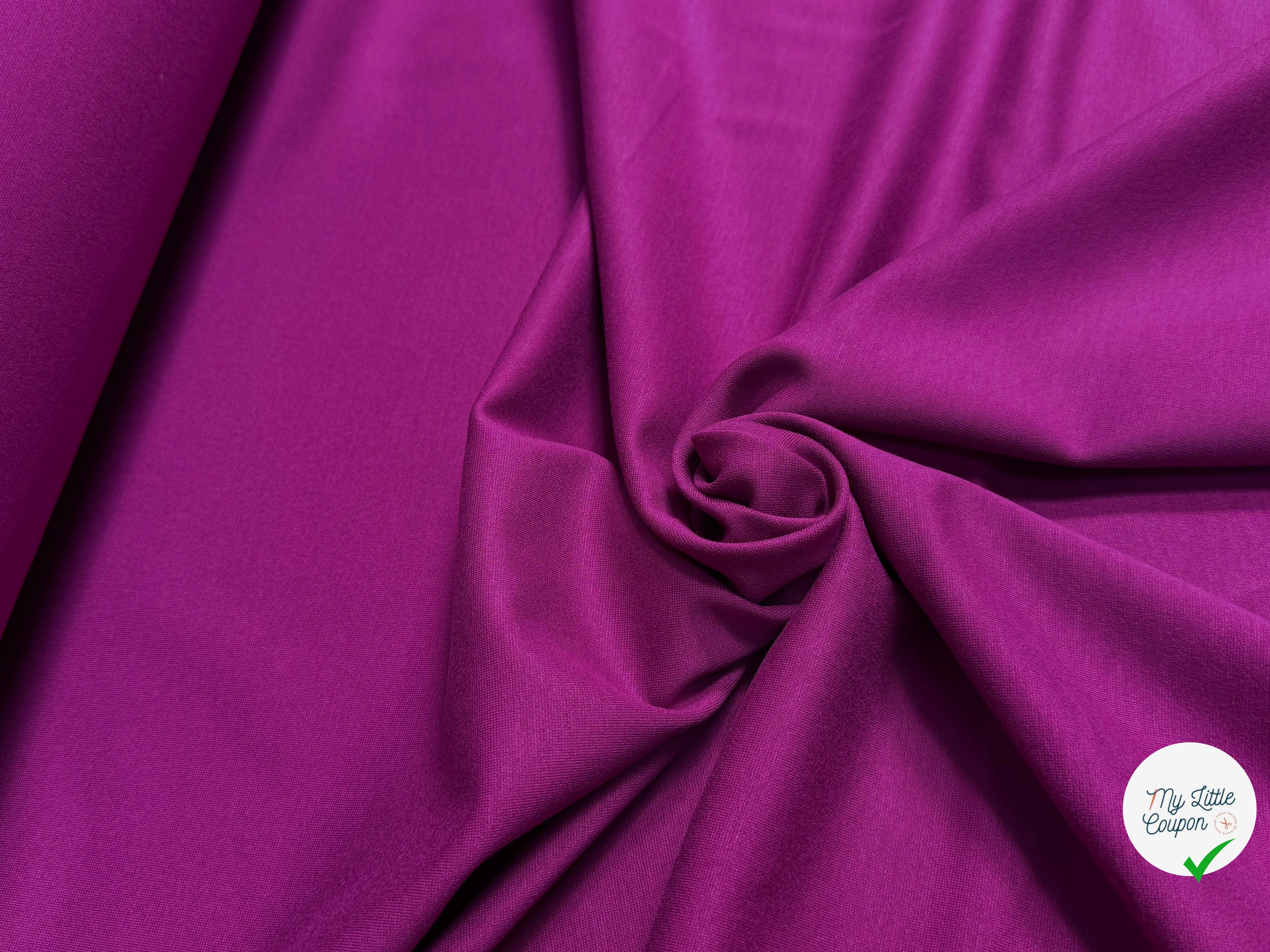 MAILLE LOURDE COTON ULTRA STRETCH VIOLET PREMIUM - My Little Coupon