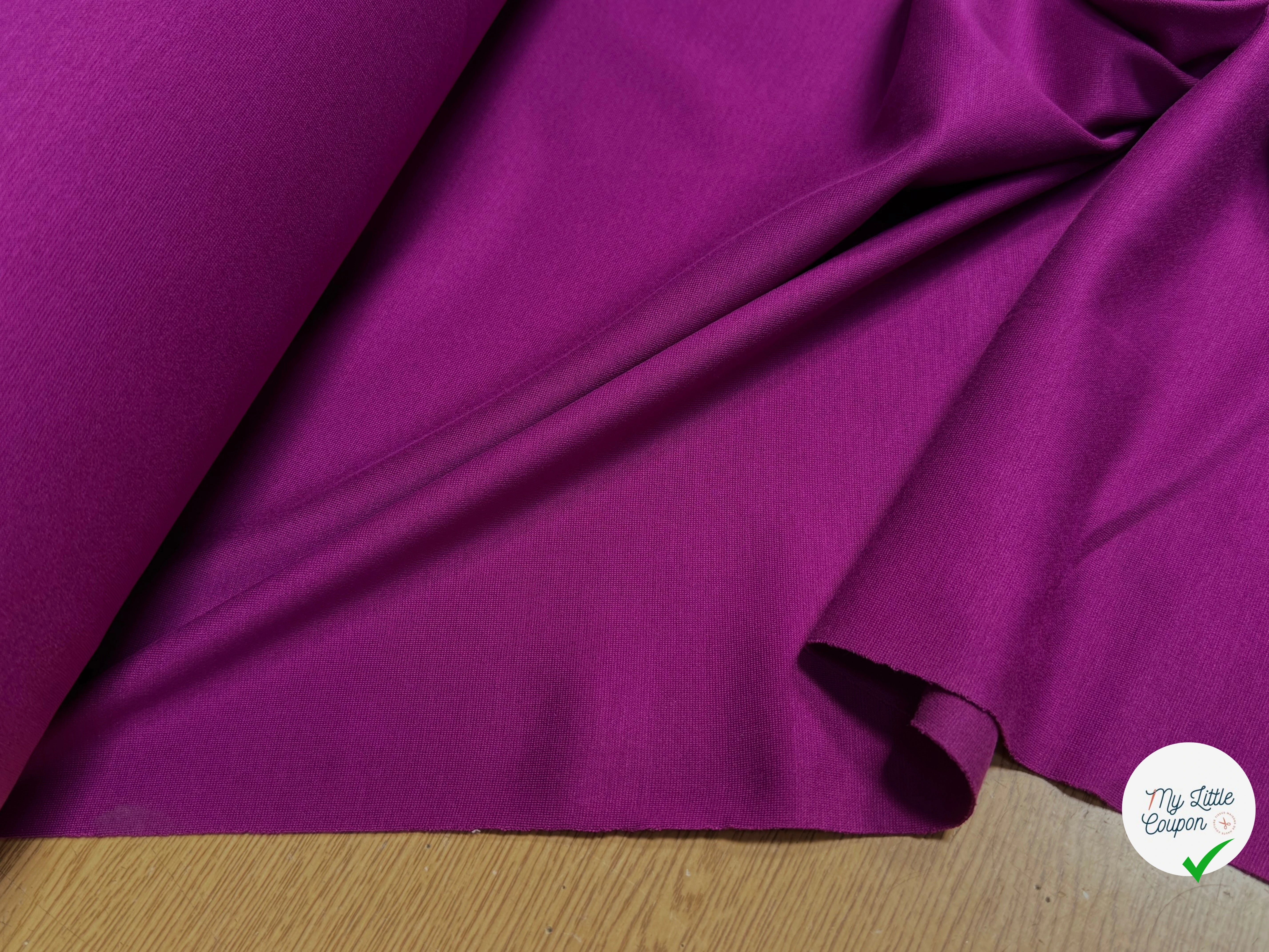 MAILLE LOURDE COTON ULTRA STRETCH VIOLET PREMIUM - My Little Coupon
