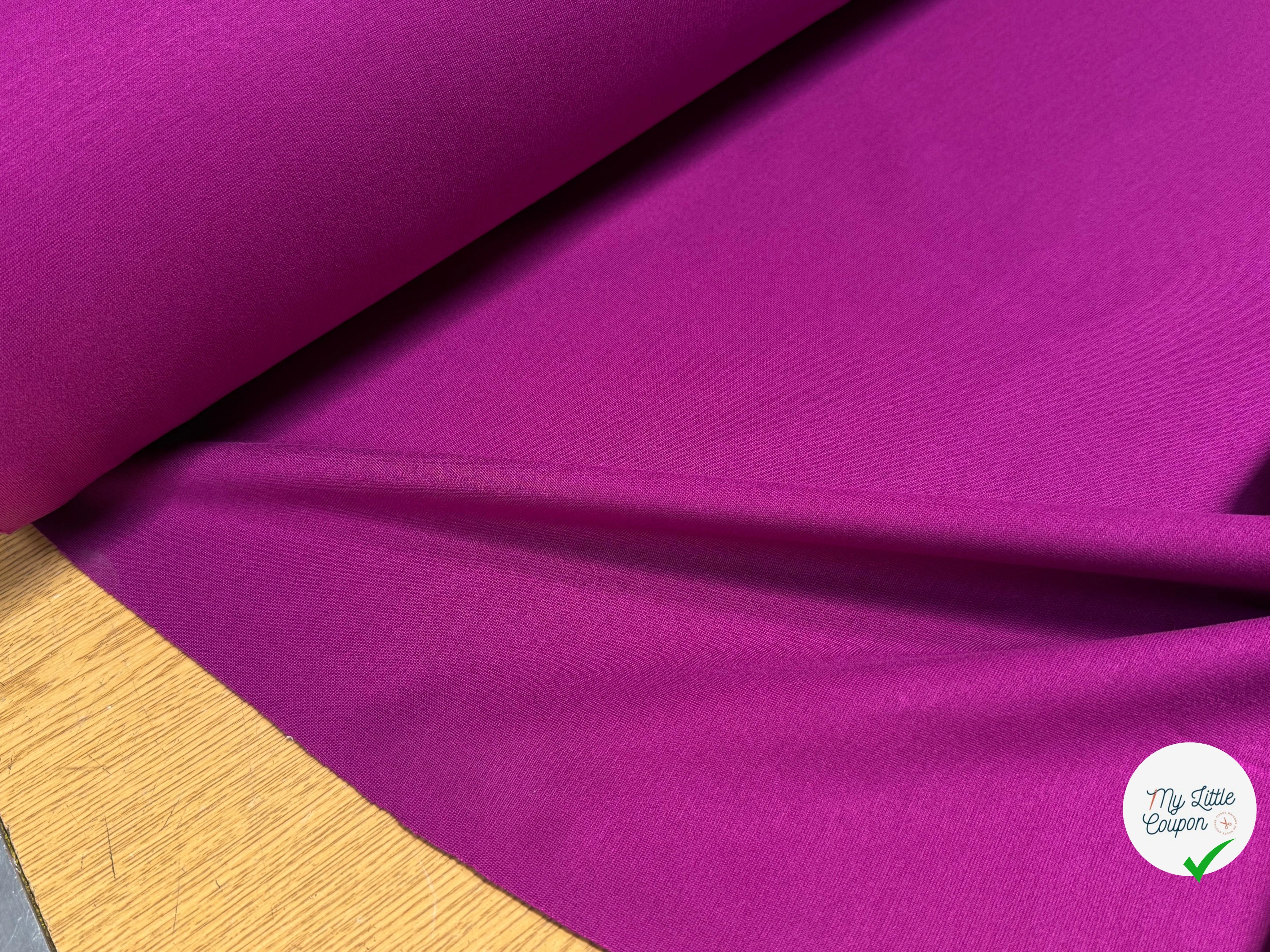 MAILLE LOURDE COTON ULTRA STRETCH VIOLET PREMIUM - My Little Coupon