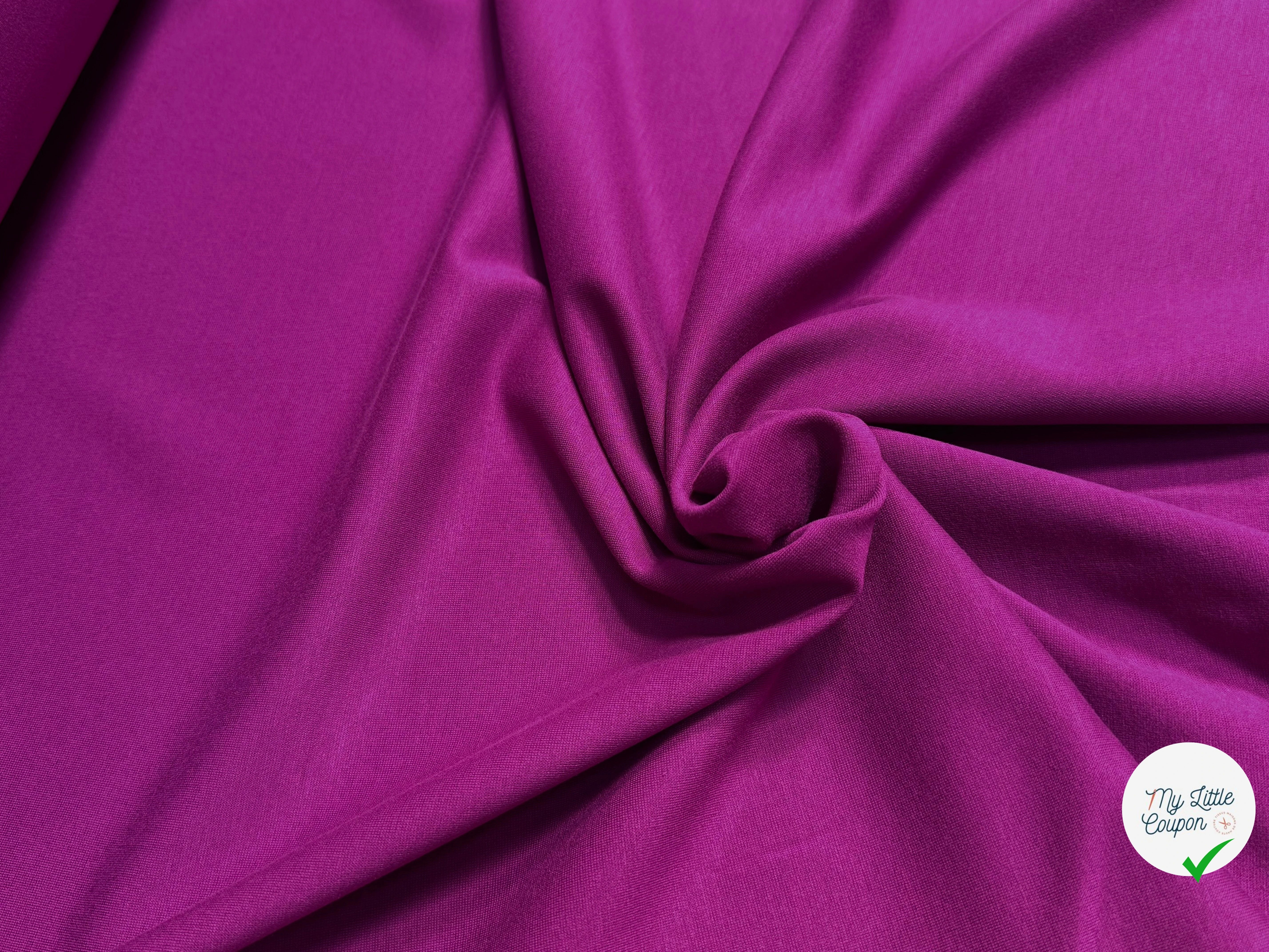 MAILLE LOURDE COTON ULTRA STRETCH VIOLET PREMIUM - My Little Coupon