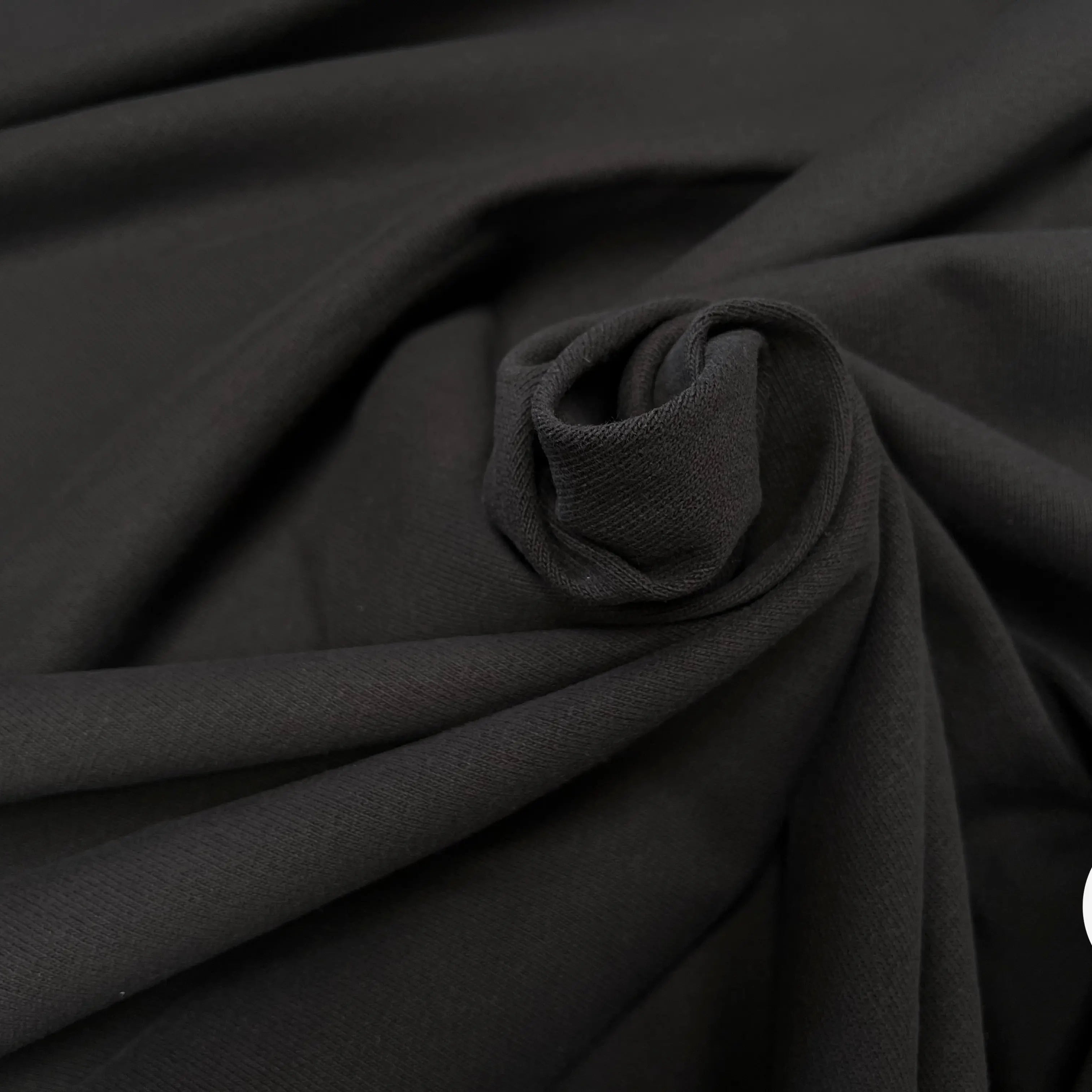 MAILLE LOURDE COTON UNI NOIR - My Little Coupon