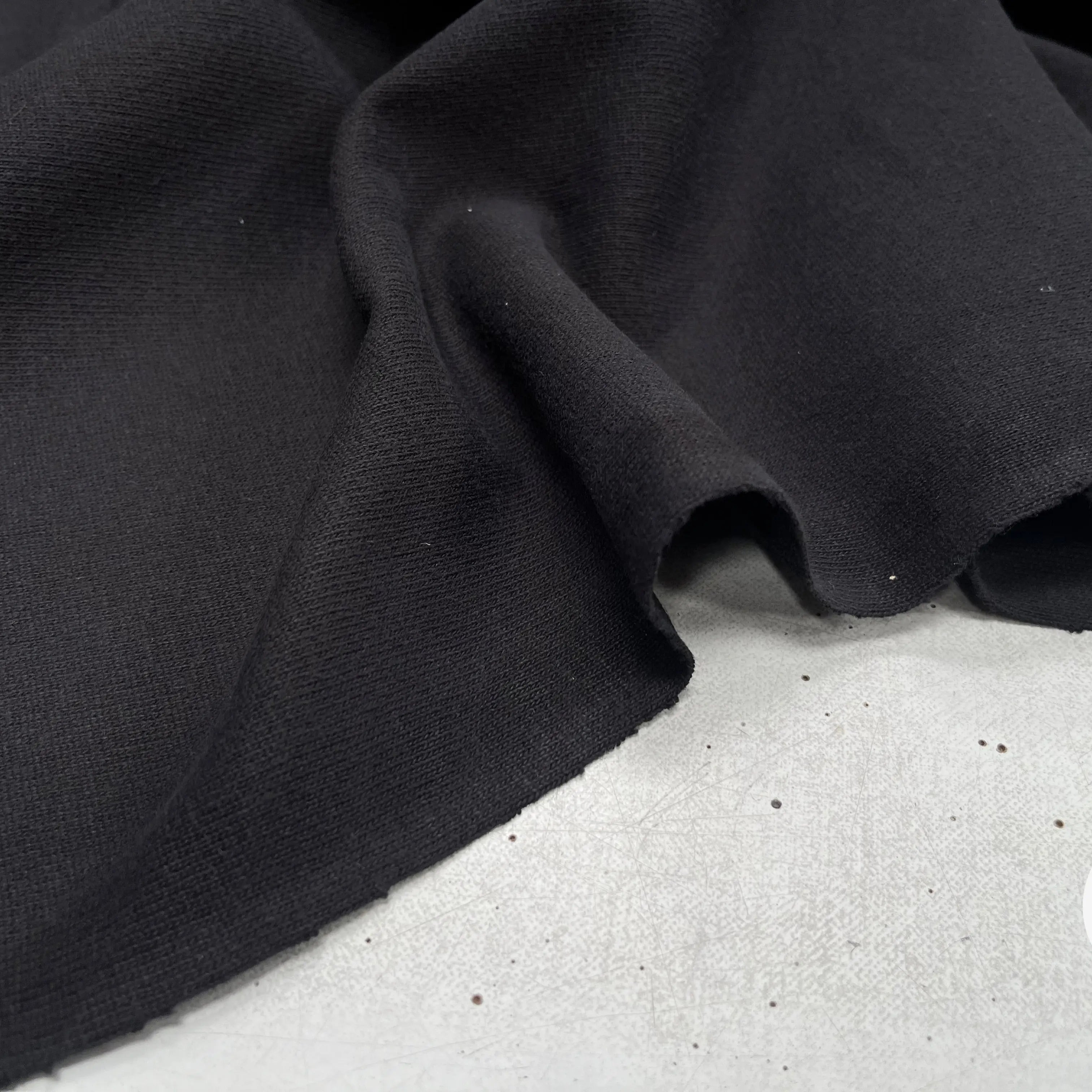 MAILLE LOURDE COTON UNI NOIR - My Little Coupon