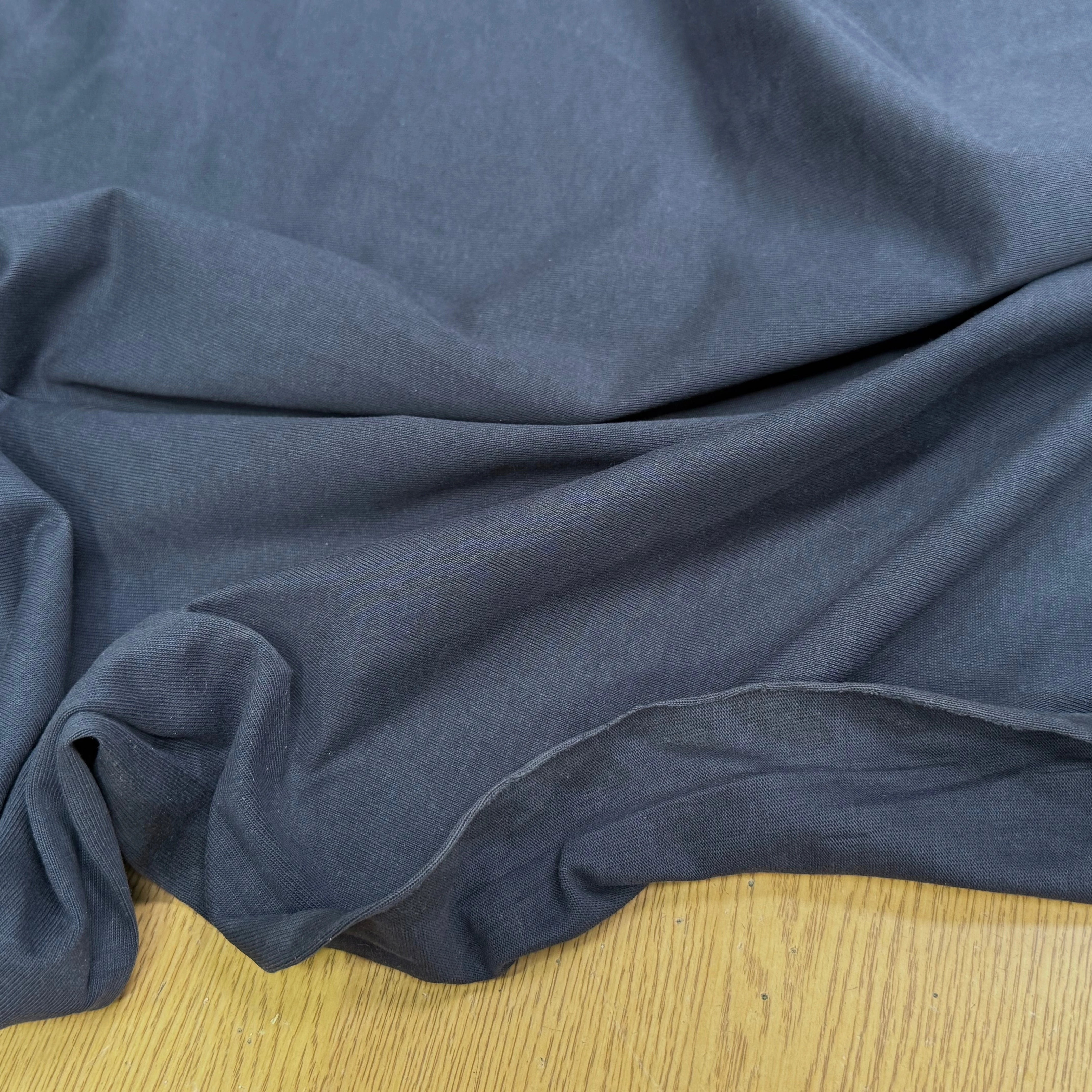 MAILLE LOURDE DE COTON BLEU ARDOISE - My Little Coupon