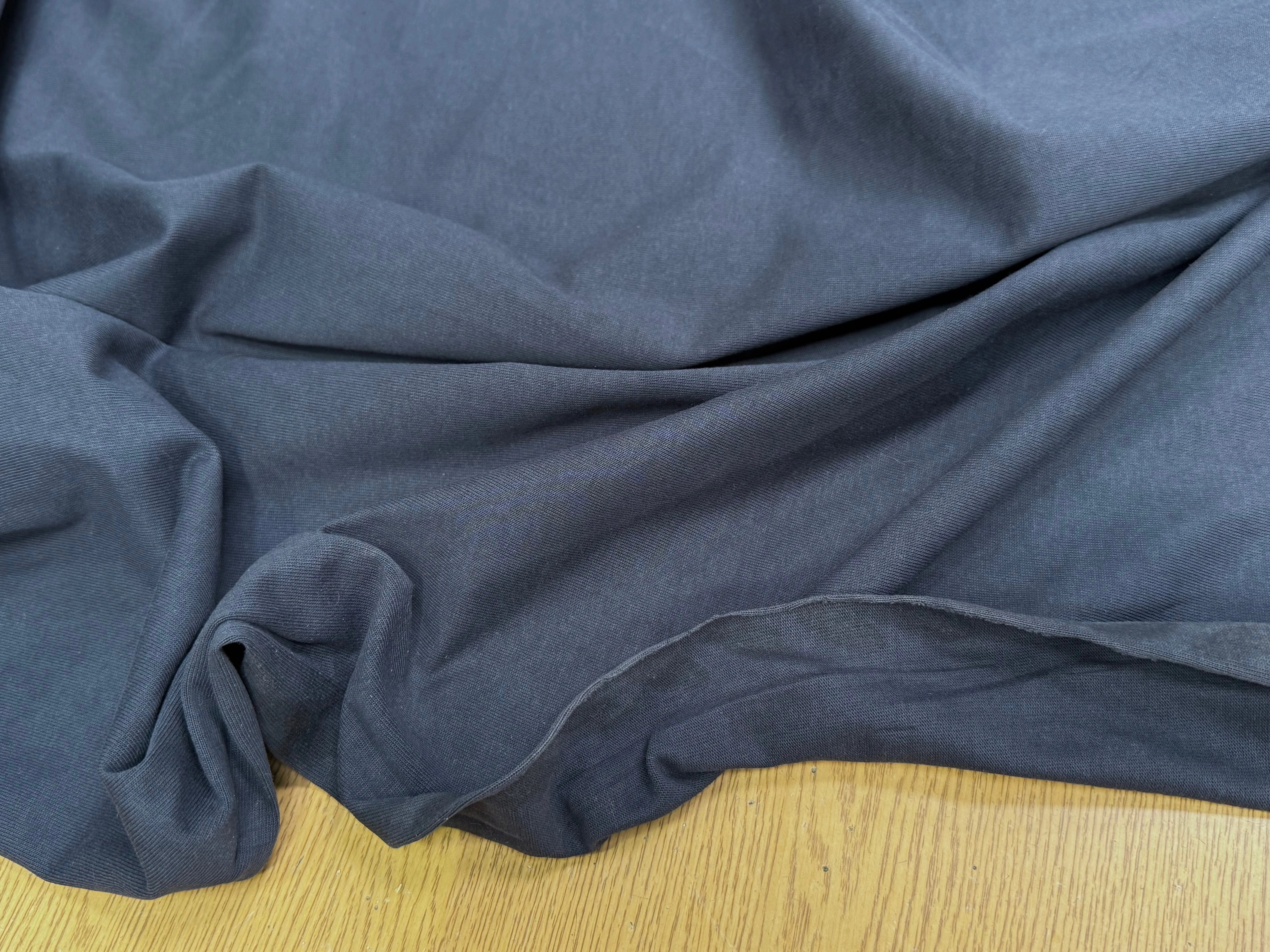 MAILLE LOURDE DE COTON BLEU ARDOISE - My Little Coupon