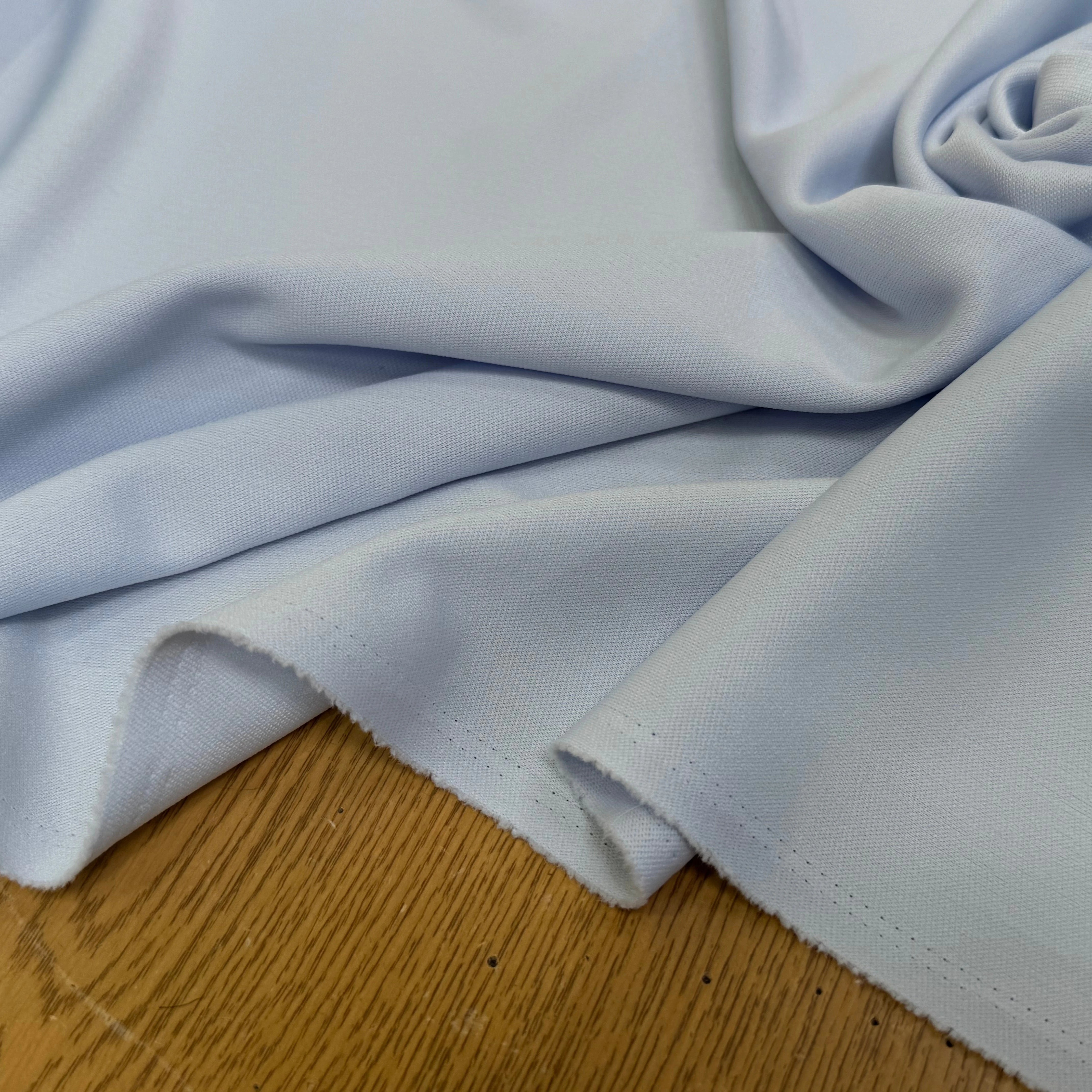 MAILLE LOURDE LÉGÈREMENT CREPÉE SOFT BLUE - My Little Coupon