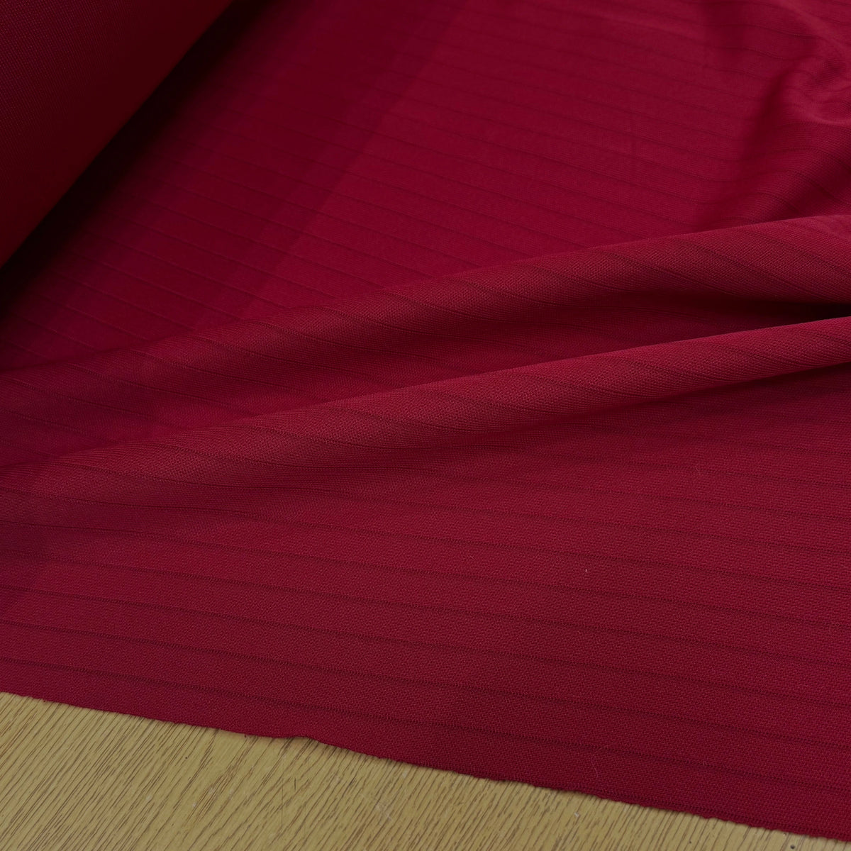 MAILLE LOURDE RAYÉE ROUGE RÊCHE FABRICATION FRANÇAISE - My Little Coupon