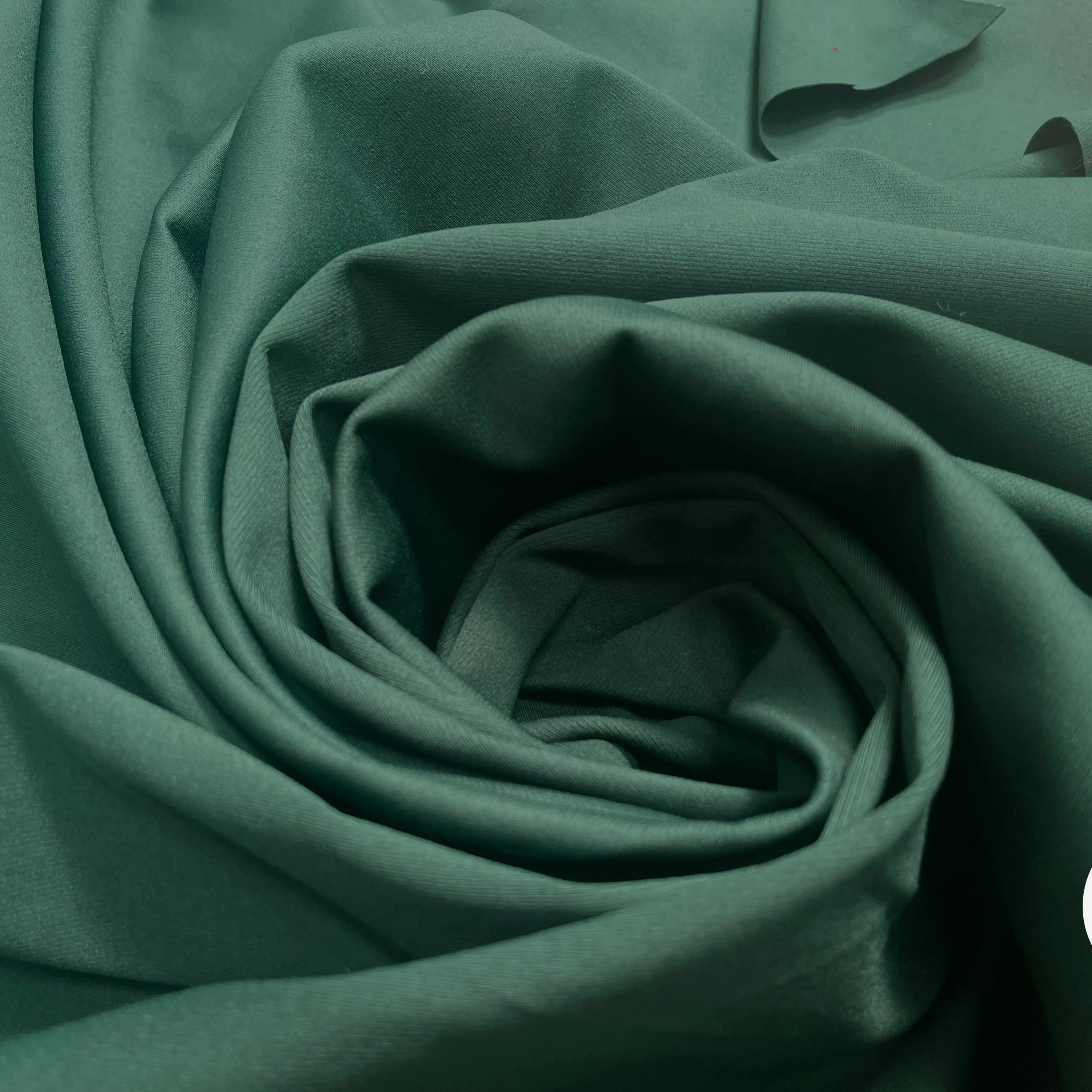 MAILLE LOURDE STRETCH VERT FONCÉ - My Little Coupon