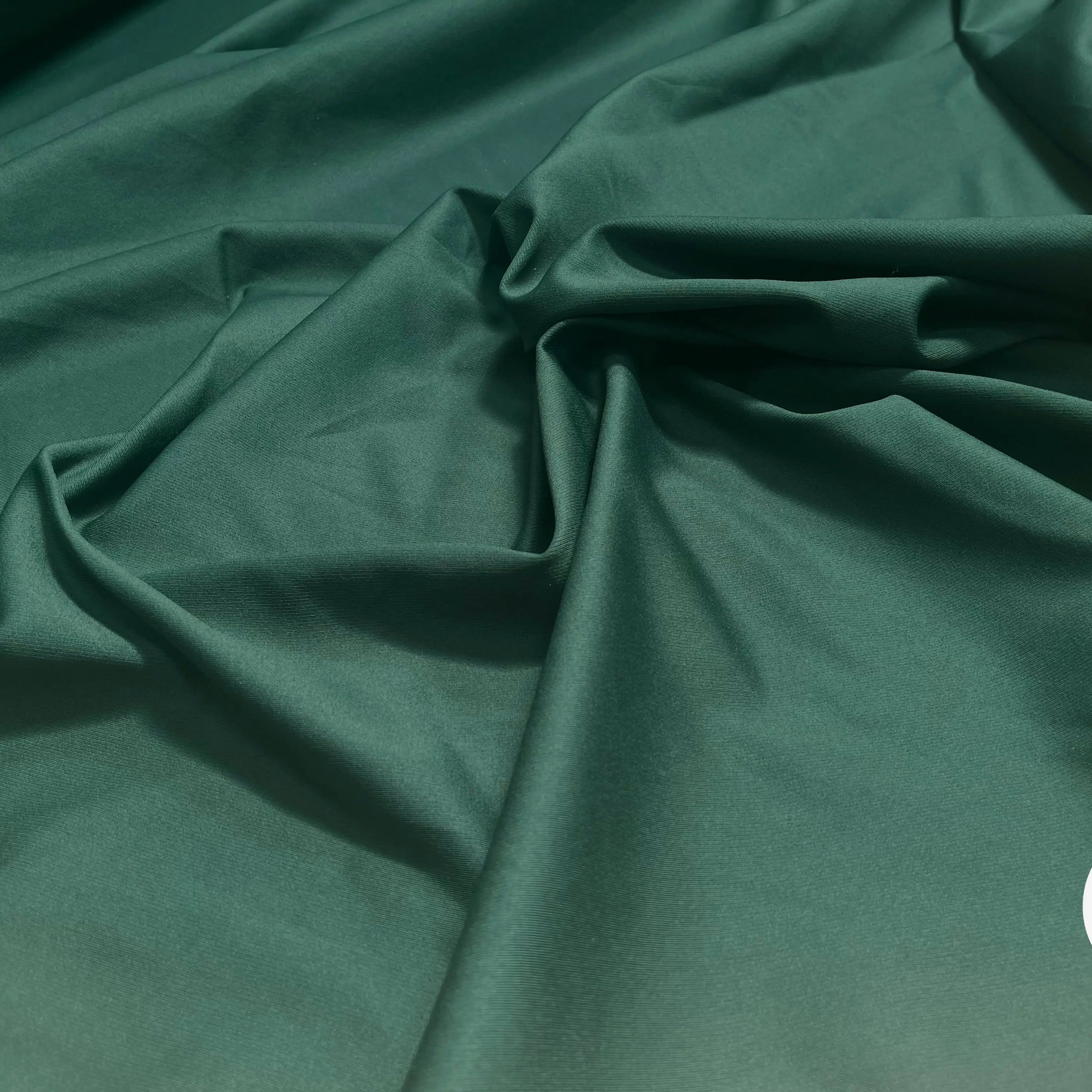 MAILLE LOURDE STRETCH VERT FONCÉ - My Little Coupon