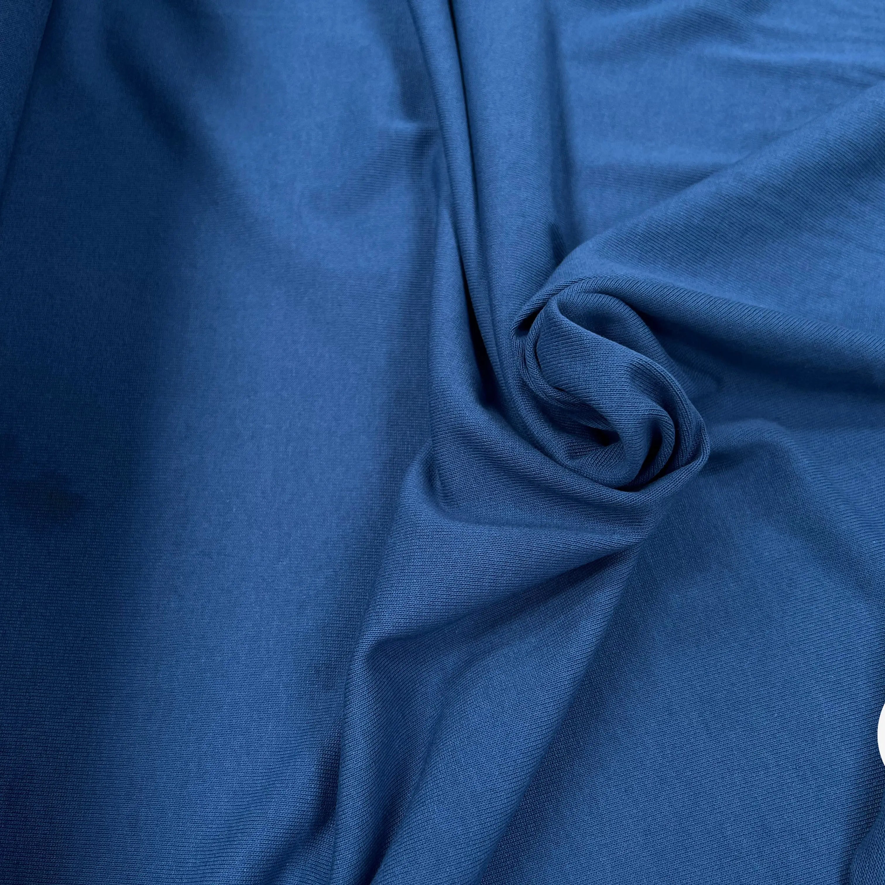 MAILLE LOURDE UNIE BLEU MADE IN FRANCE - My Little Coupon