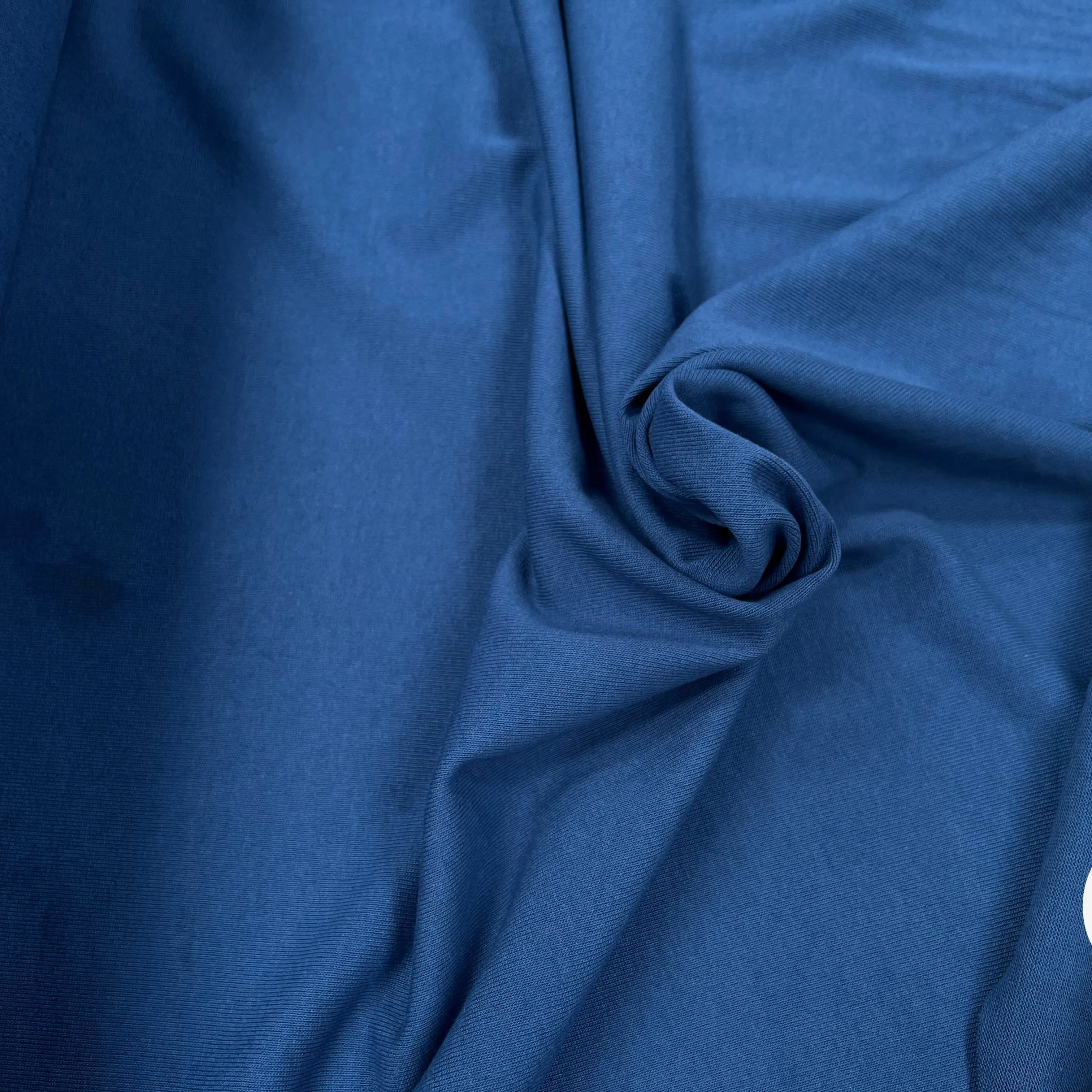 MAILLE LOURDE UNIE BLEU MADE IN FRANCE - My Little Coupon