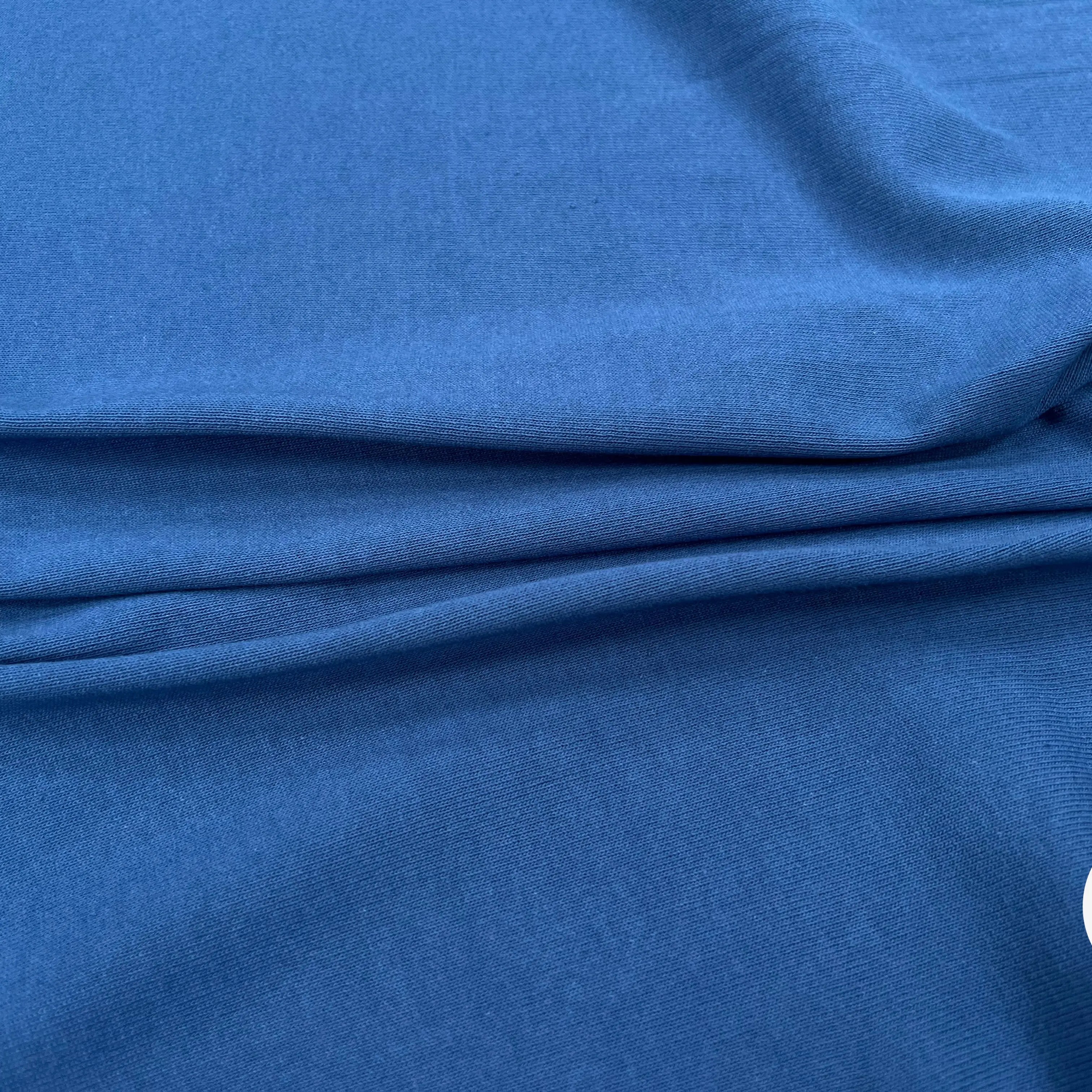 MAILLE LOURDE UNIE BLEU MADE IN FRANCE - My Little Coupon