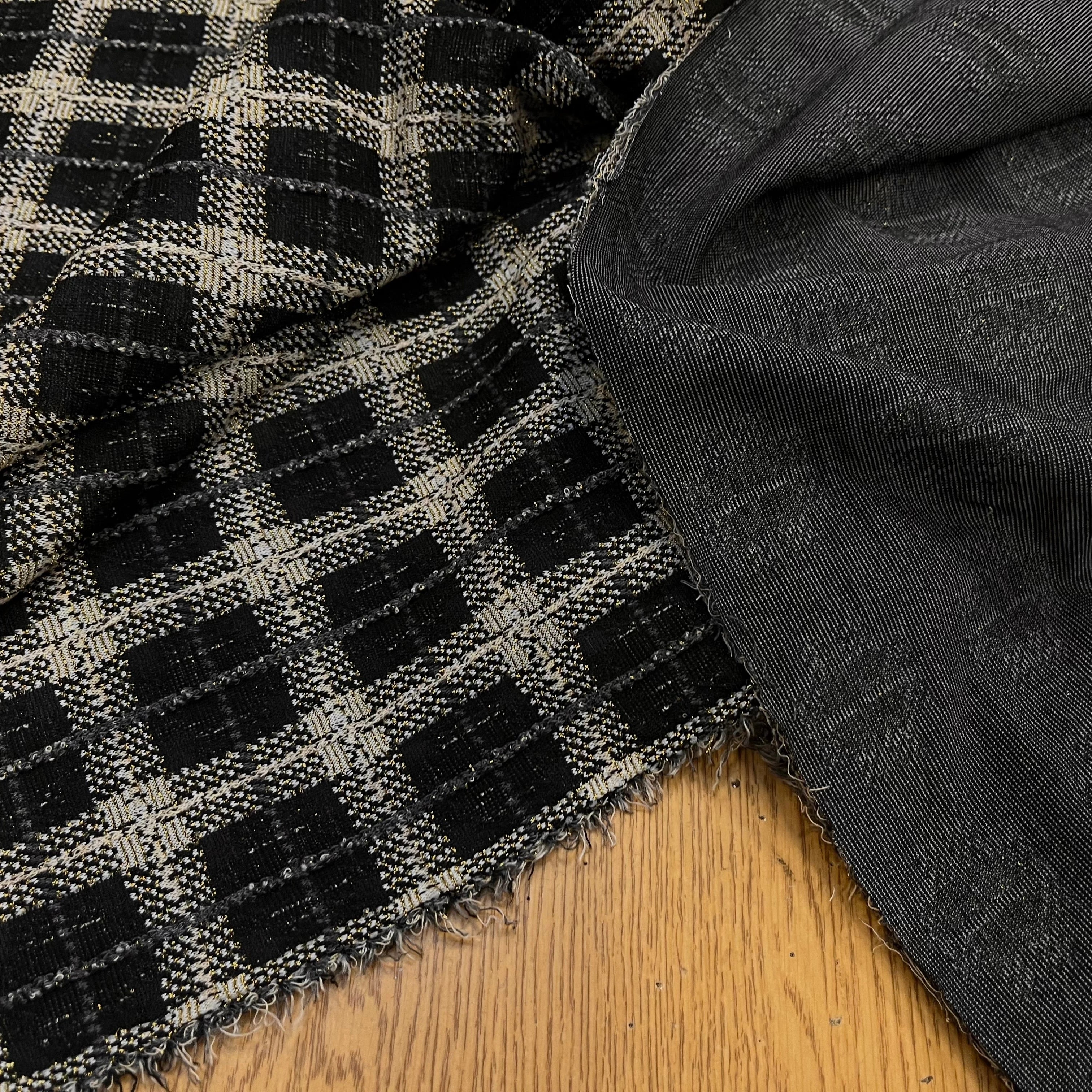 MAILLE MILANO FIL OR À CARREAUX - My Little Coupon