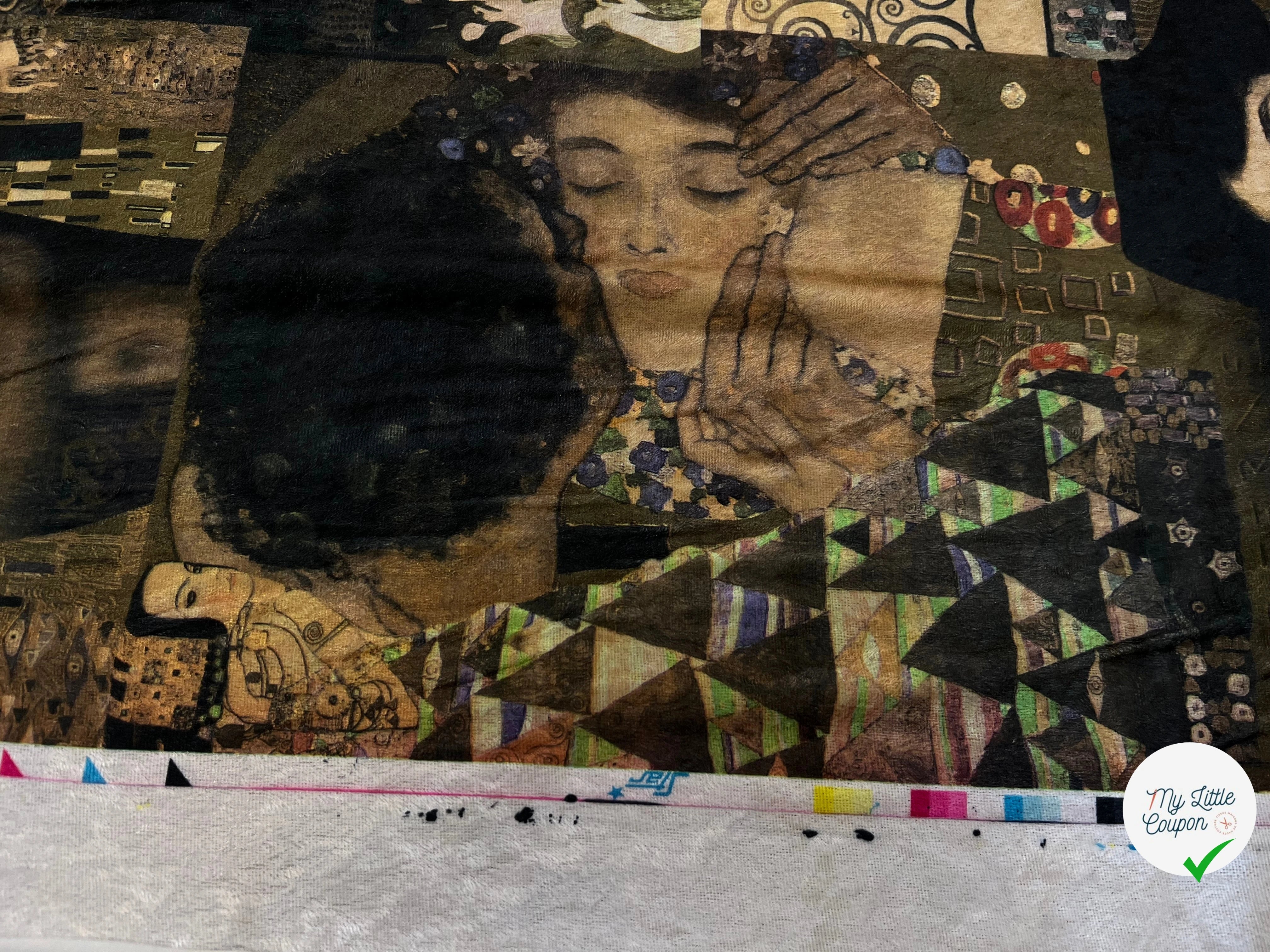 MAILLE MOTIF MOSAIQUE DE VISAGE - My Little Coupon