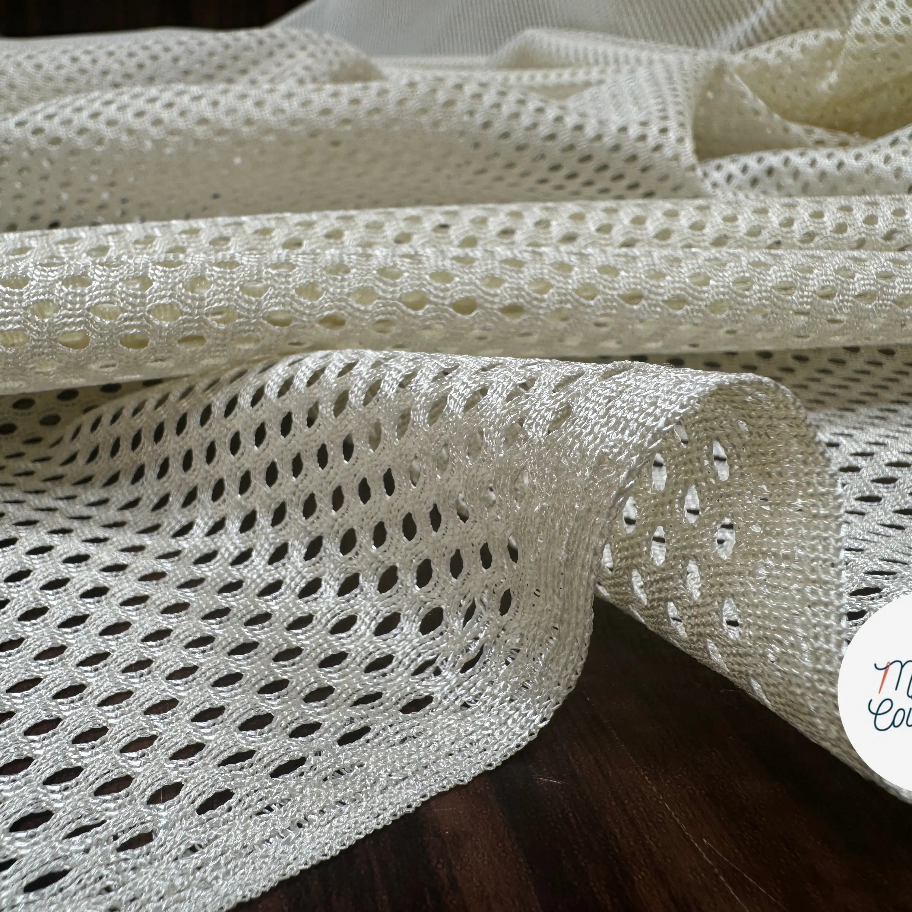 MAILLE PERFORÉE MESH BEIGE - My Little Coupon