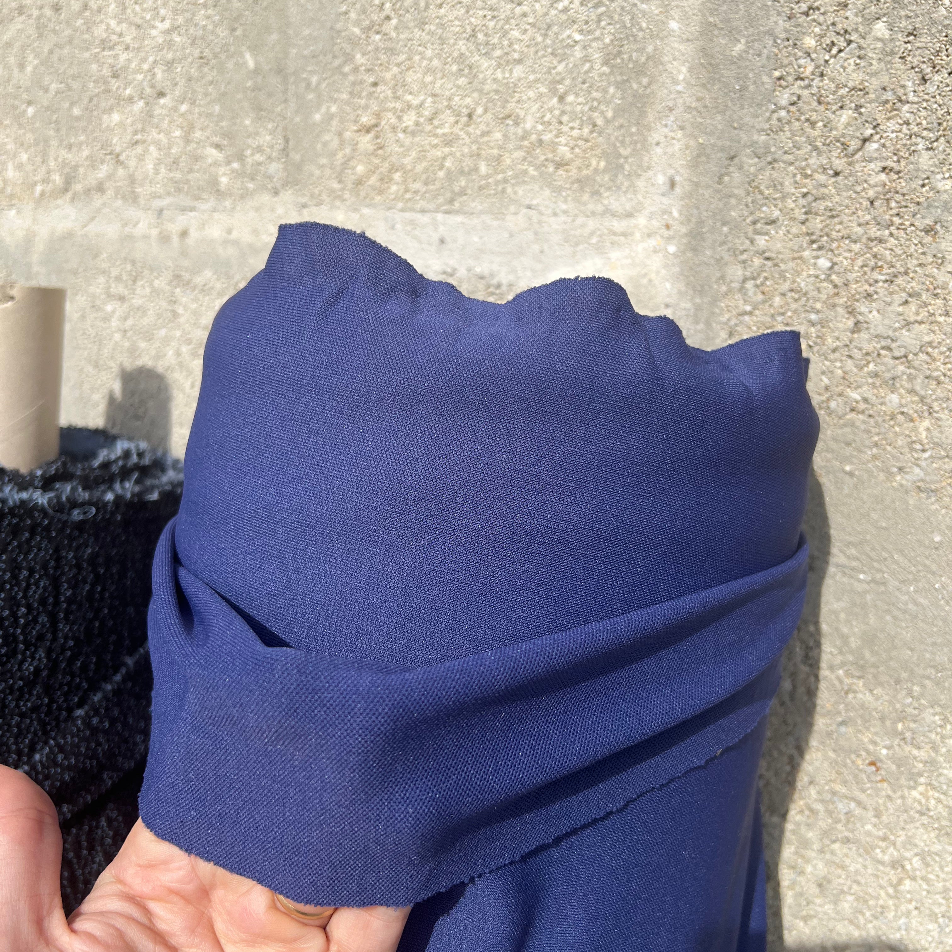 MAILLE PIQUÉ NAVY POLYESTER MSO