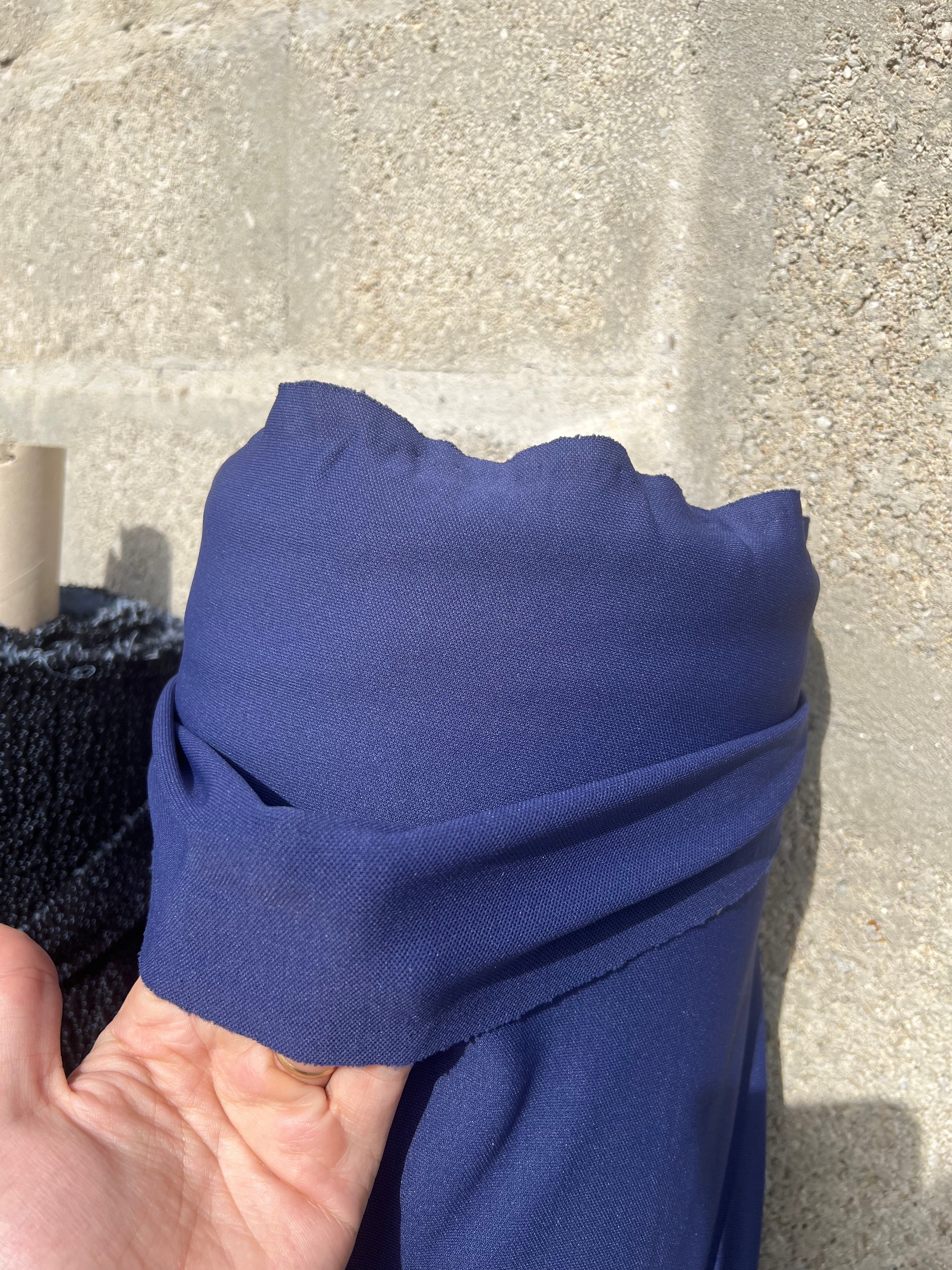 MAILLE PIQUÉ NAVY POLYESTER MSO