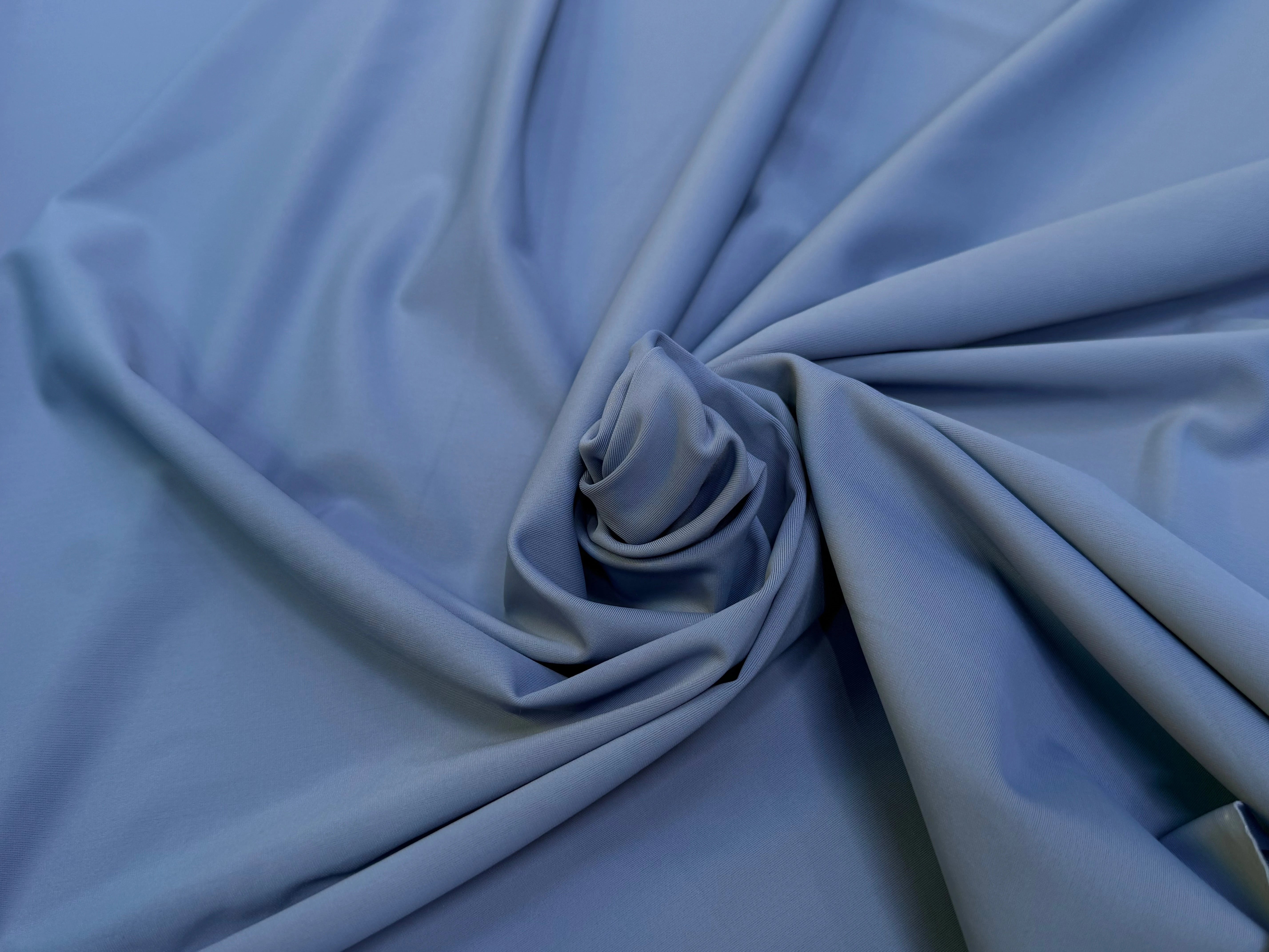 MAILLE POLYAMIDE ÉLASTHANNE ASPECT SWIMWEAR SOFT BLEU CHARETTE - My Little Coupon