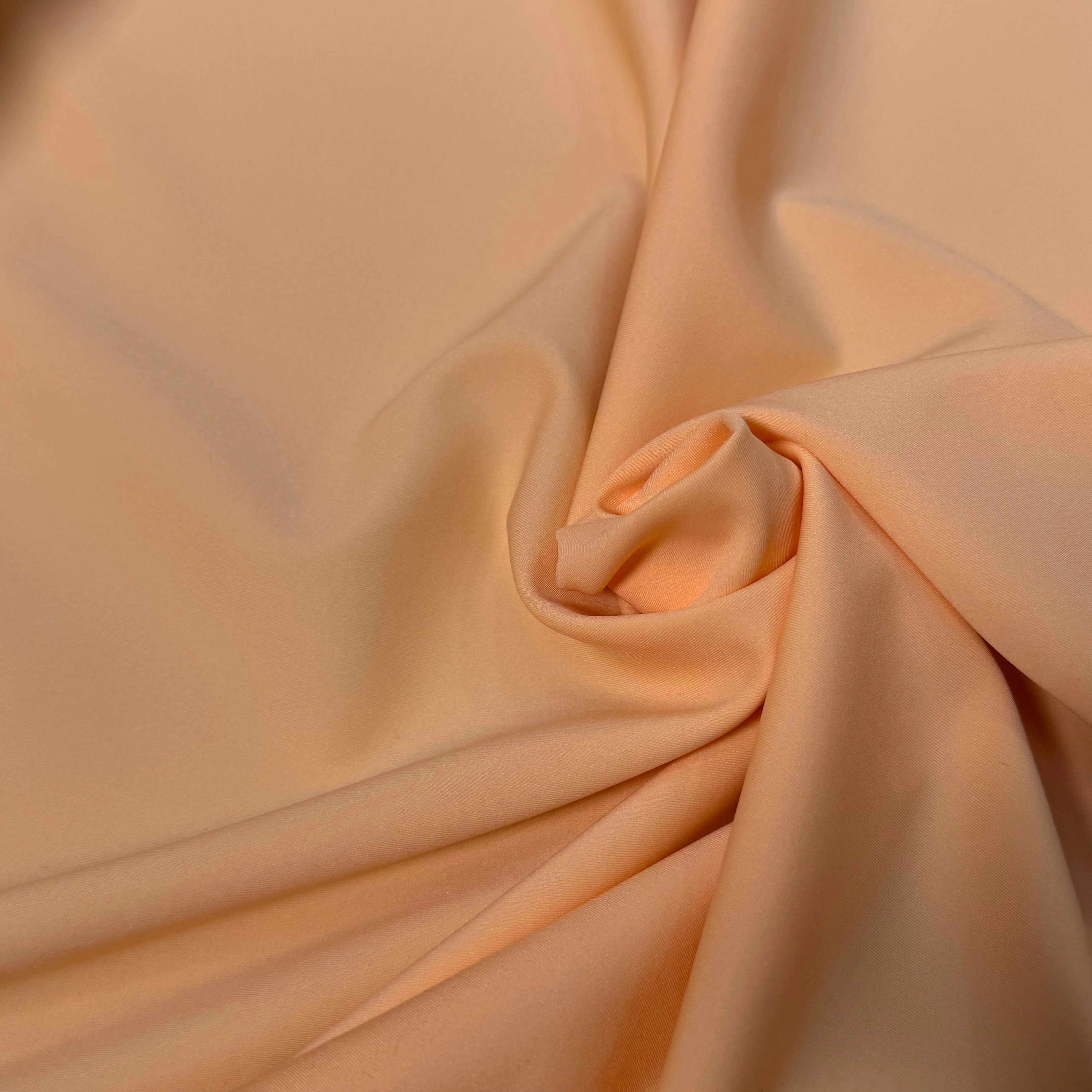 MAILLE POLYAMIDE ÉLASTHANNE ASPECT SWIMWEAR SOFT ORANGE - My Little Coupon