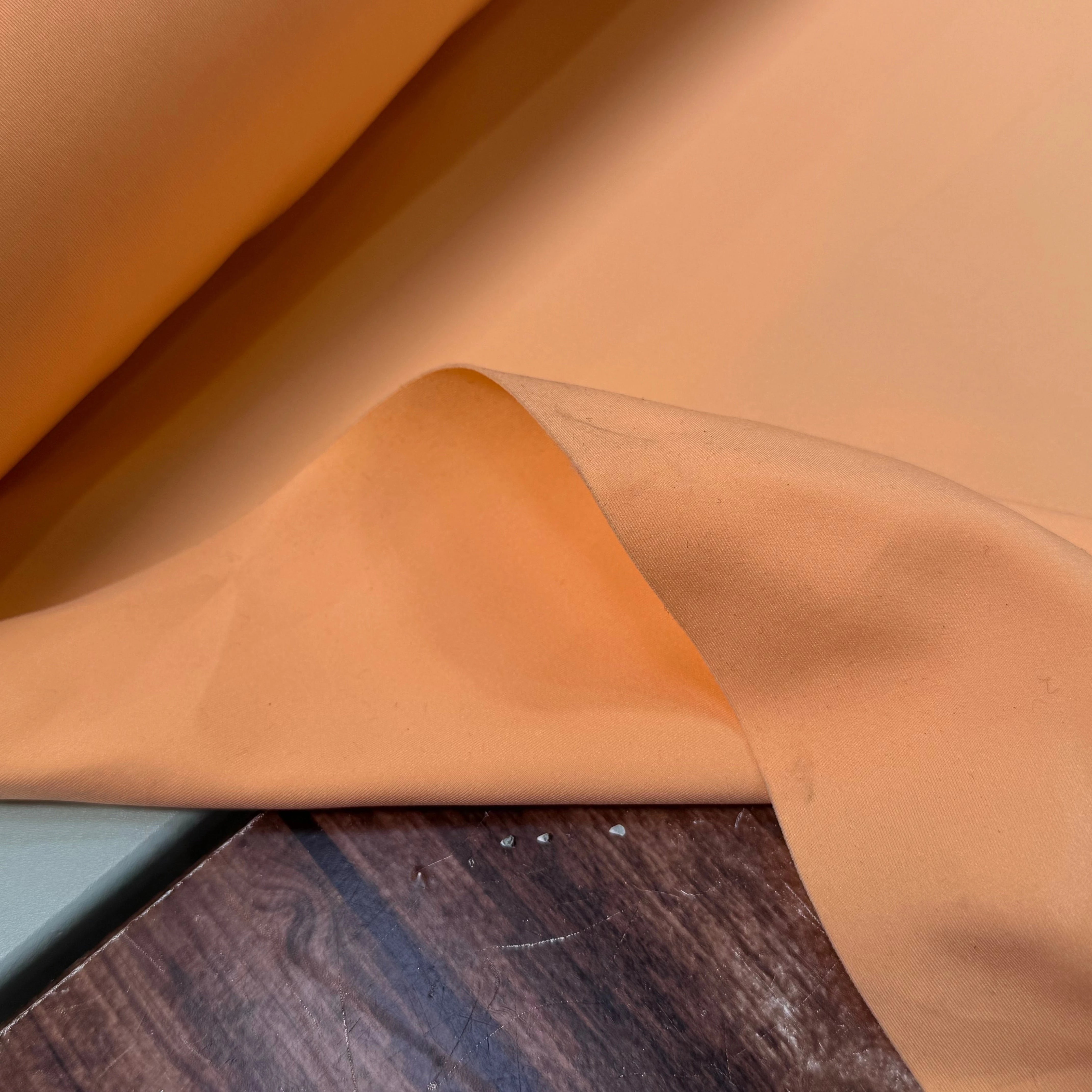 MAILLE POLYAMIDE ÉLASTHANNE ASPECT SWIMWEAR SOFT ORANGE - My Little Coupon