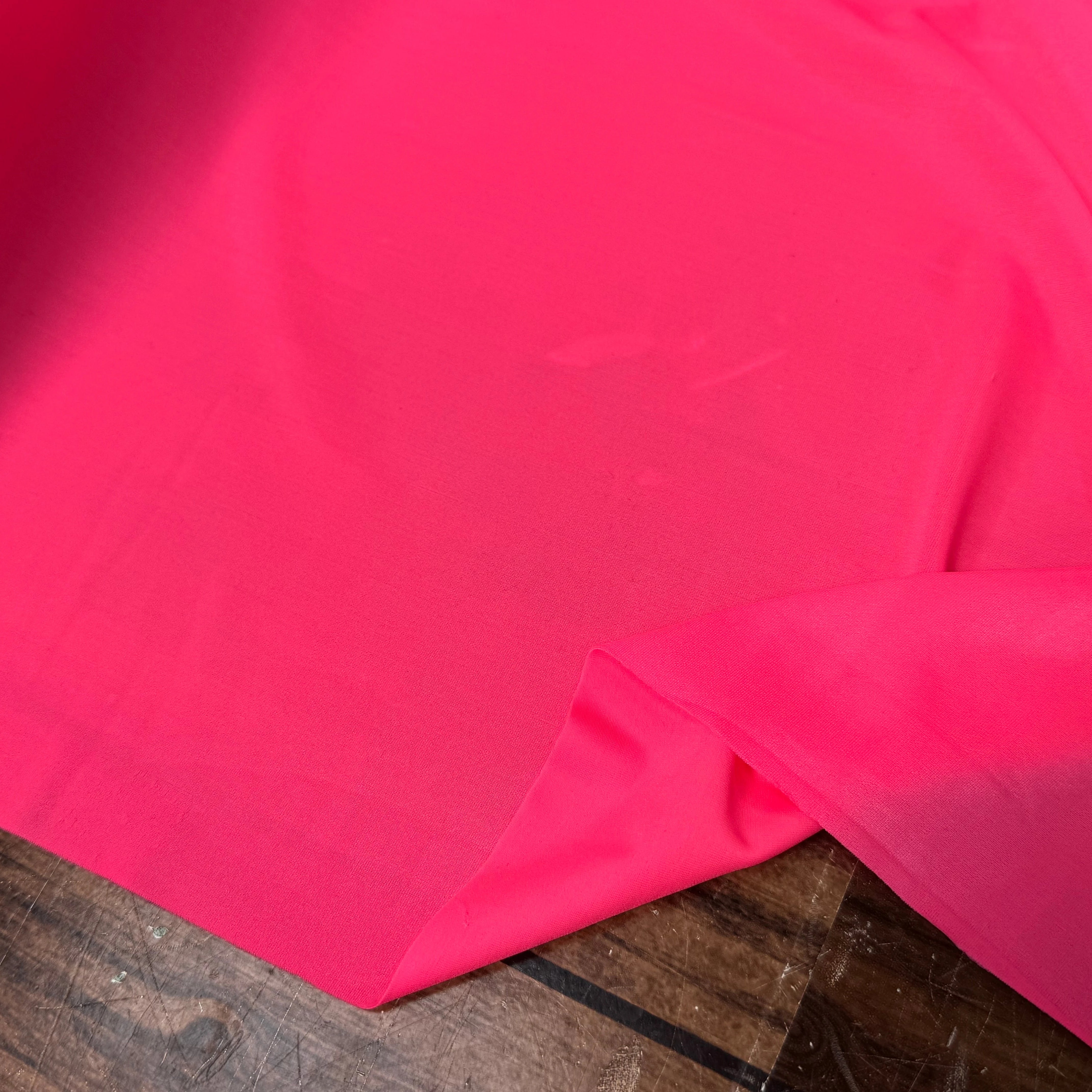 MAILLE POLYAMIDE ÉLASTHANNE ASPECT SWIMWEAR SOFT PINK ORANGE - My Little Coupon