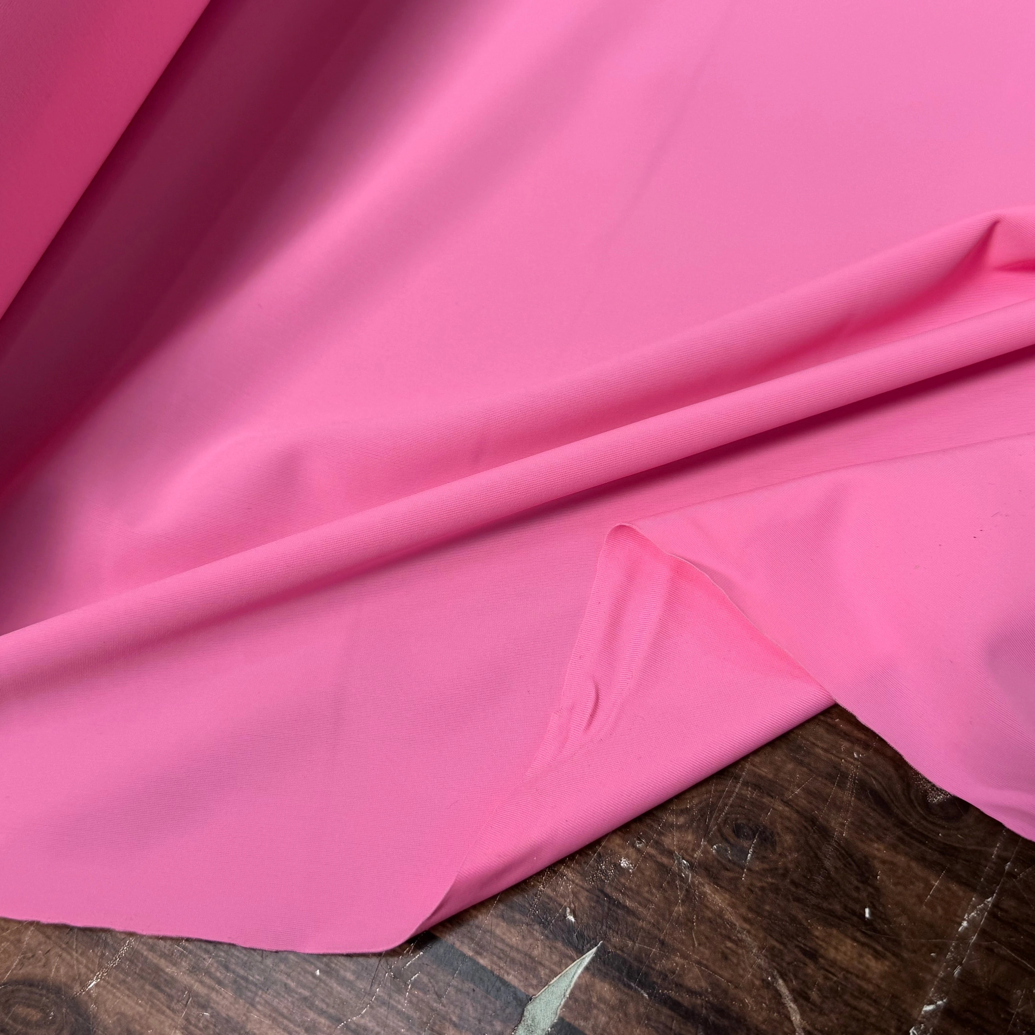 MAILLE POLYAMIDE ÉLASTHANNE ASPECT SWIMWEAR SOFT ROSE CLAIR - My Little Coupon