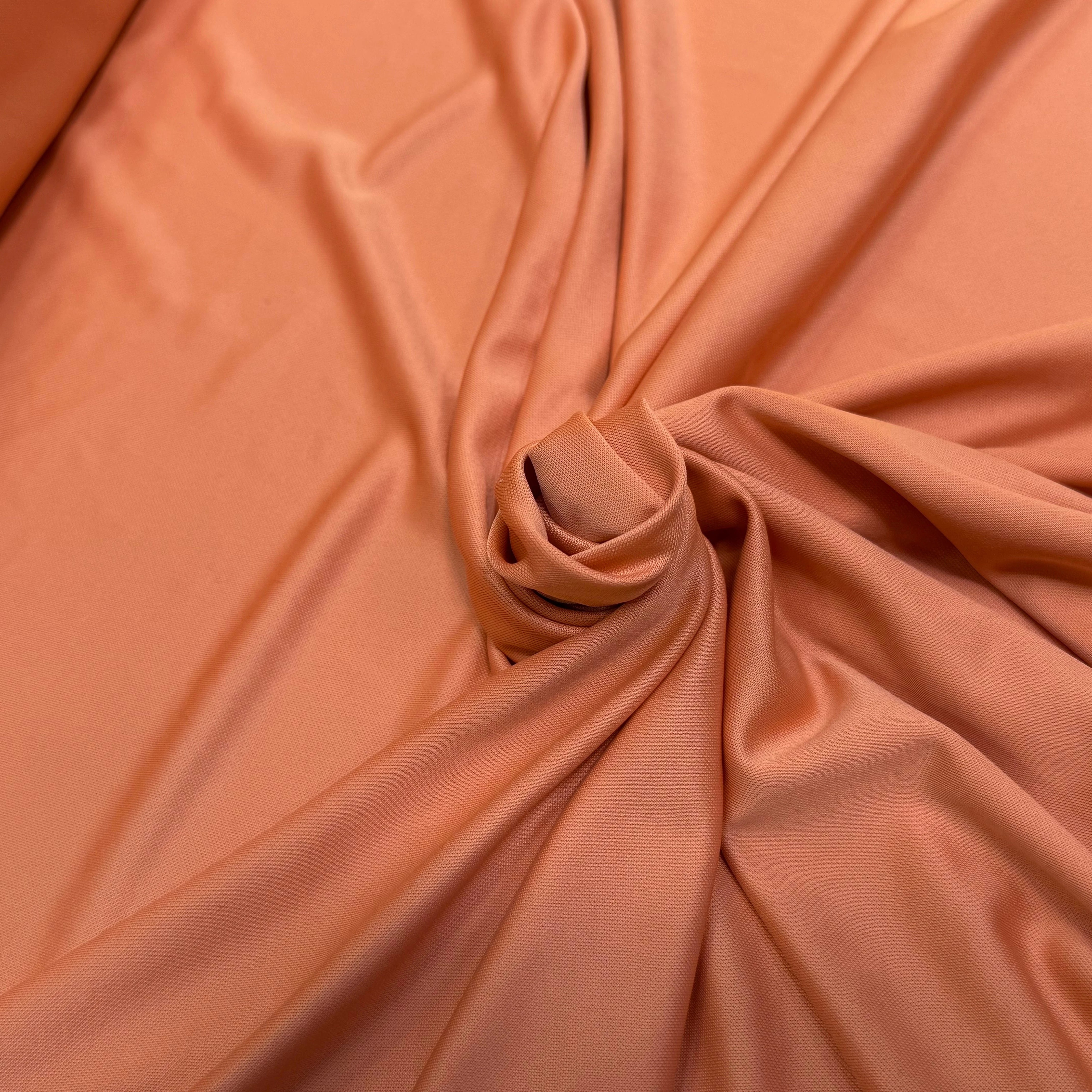 MAILLE POLYAMIDE SATINÉE ORANGE - My Little Coupon