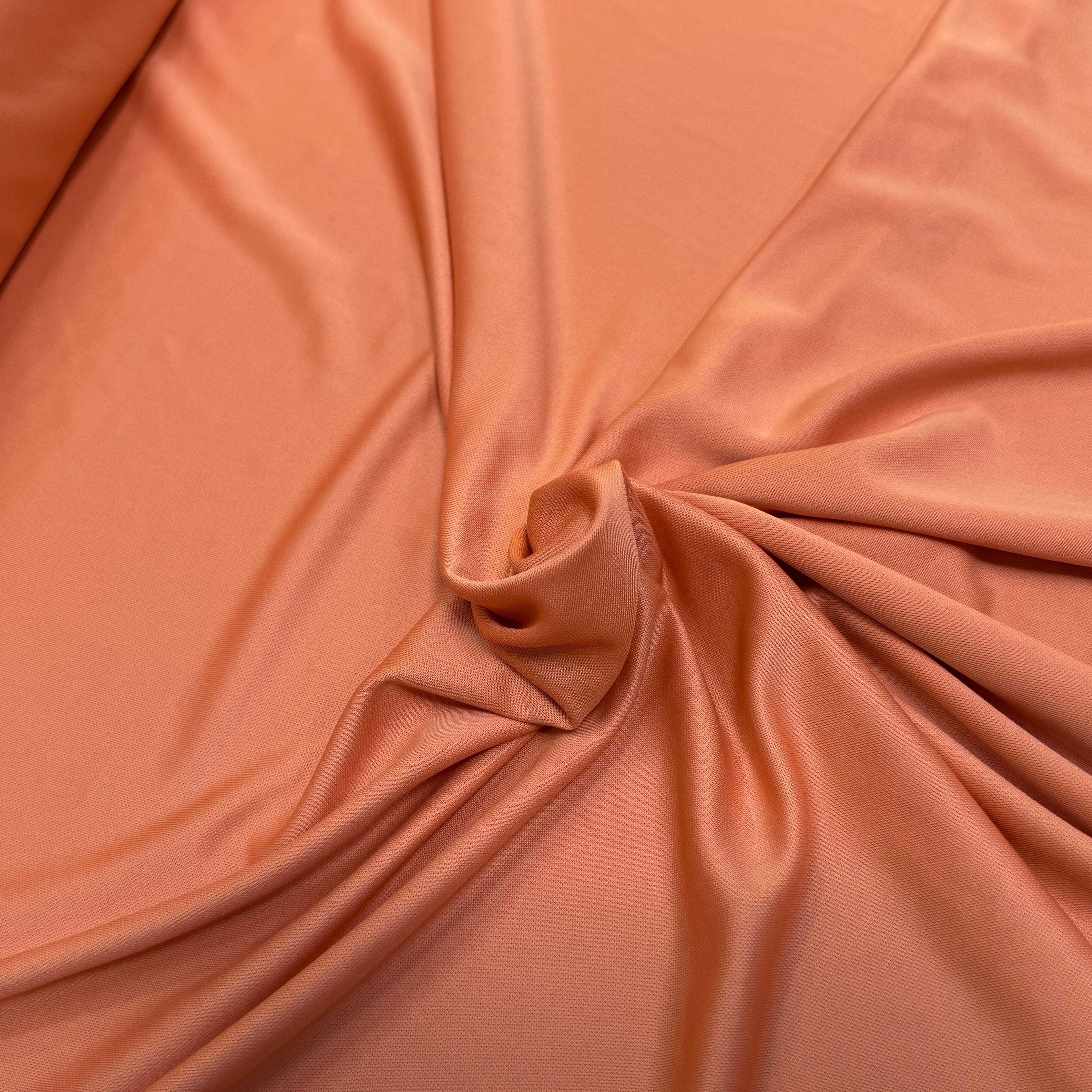 MAILLE POLYAMIDE SATINÉE ORANGE - My Little Coupon