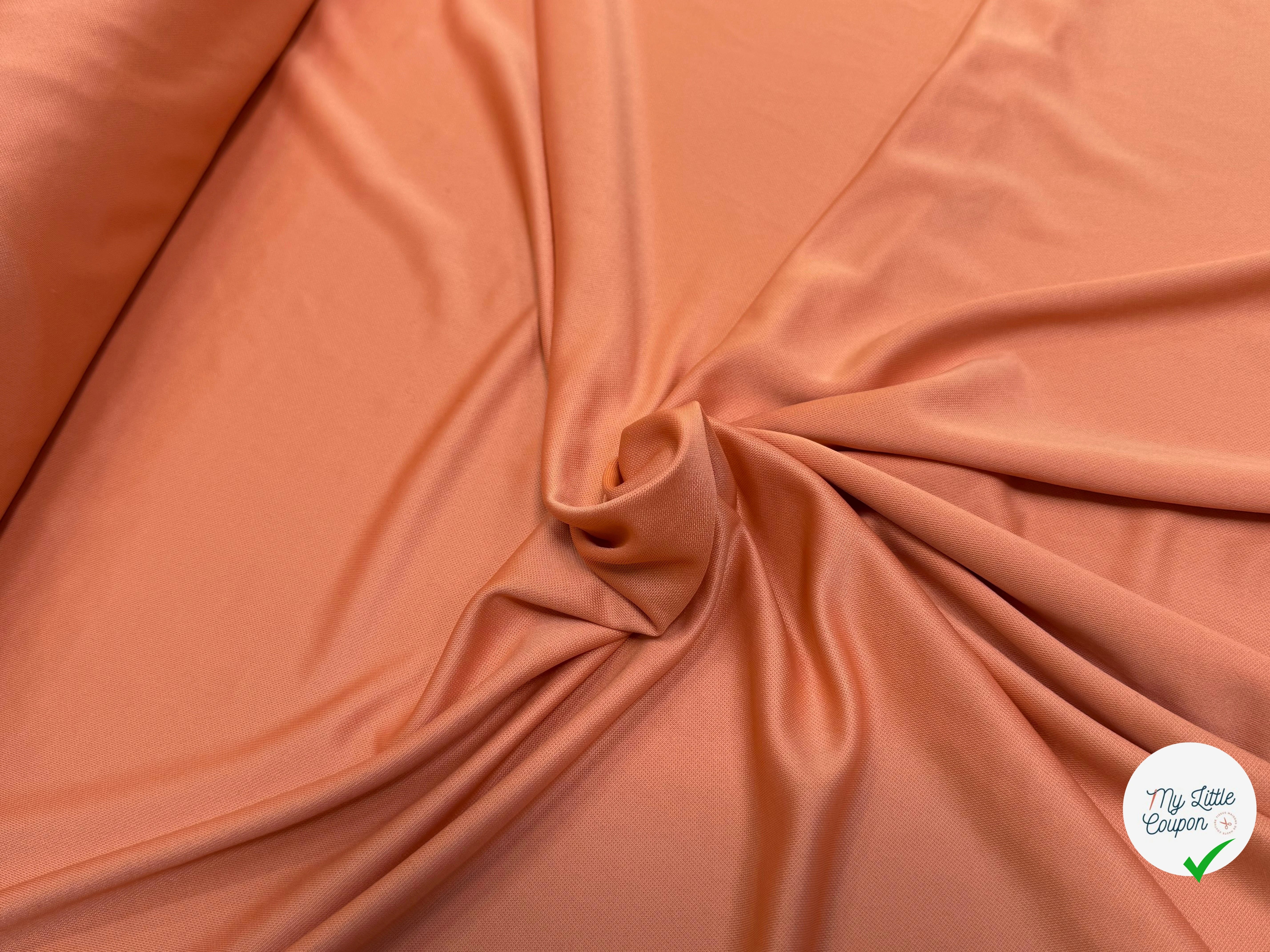 MAILLE POLYAMIDE SATINÉE ORANGE - My Little Coupon
