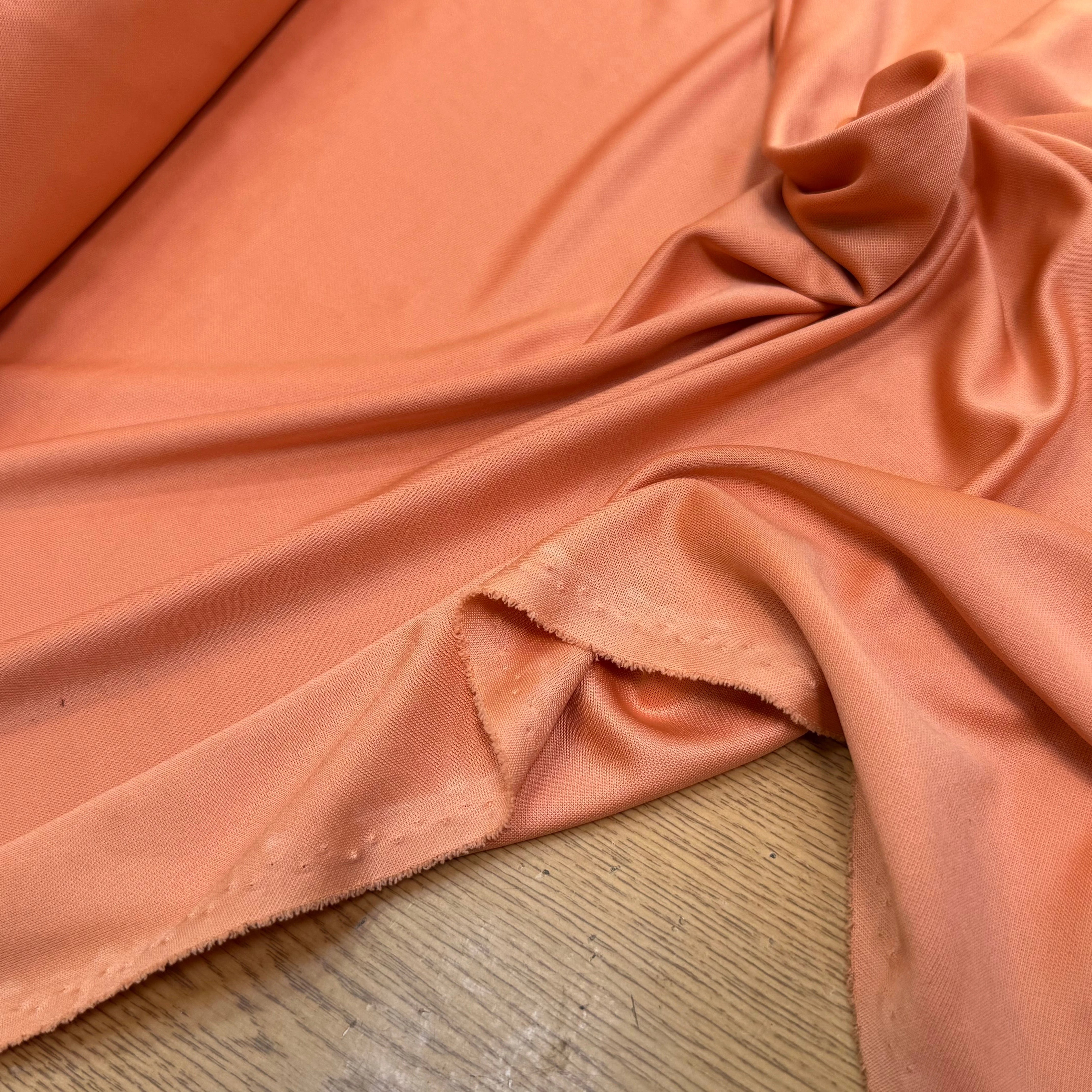 MAILLE POLYAMIDE SATINÉE ORANGE - My Little Coupon