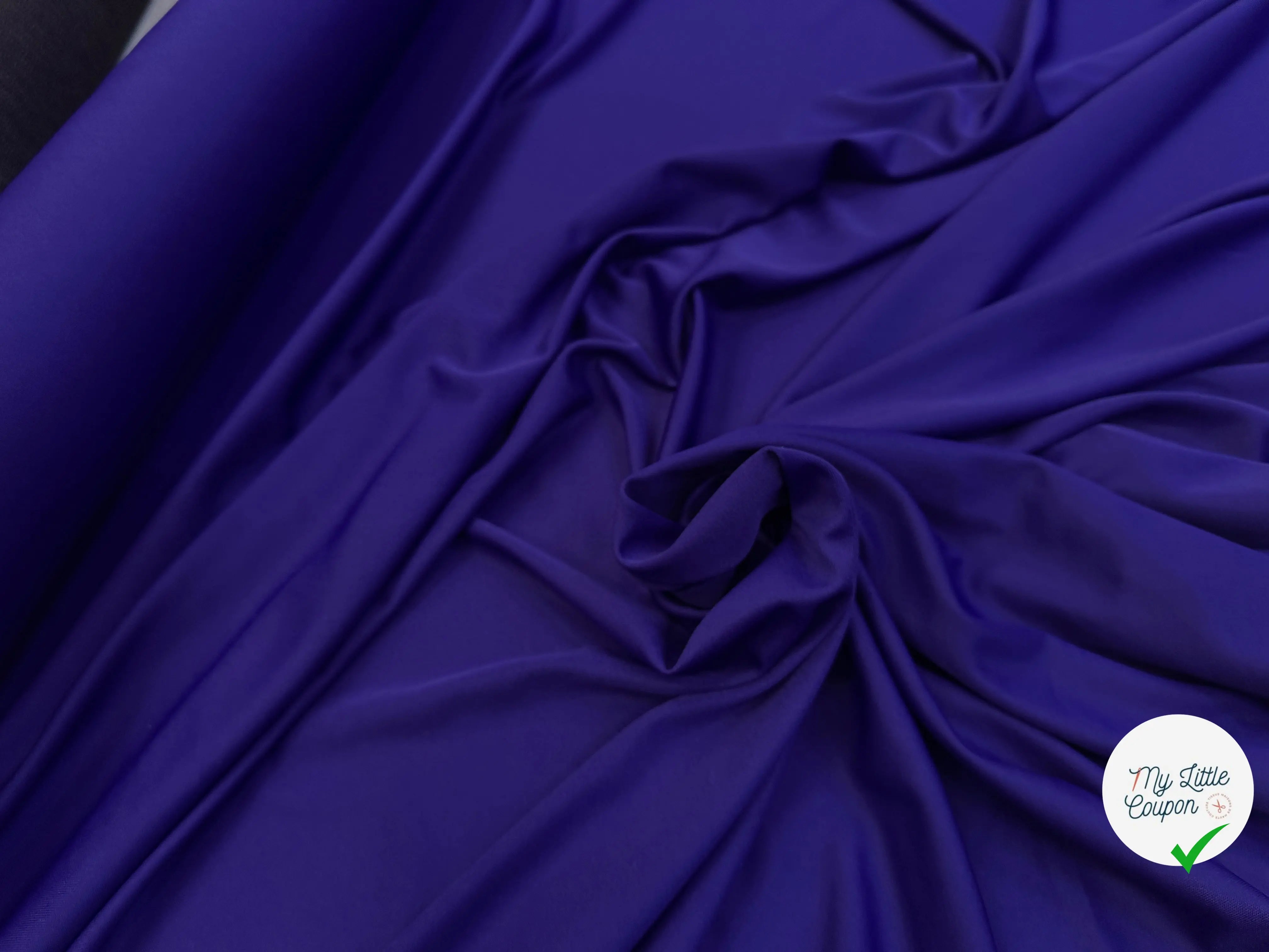 MAILLE POLYESTER DEEP BLUE - My Little Coupon
