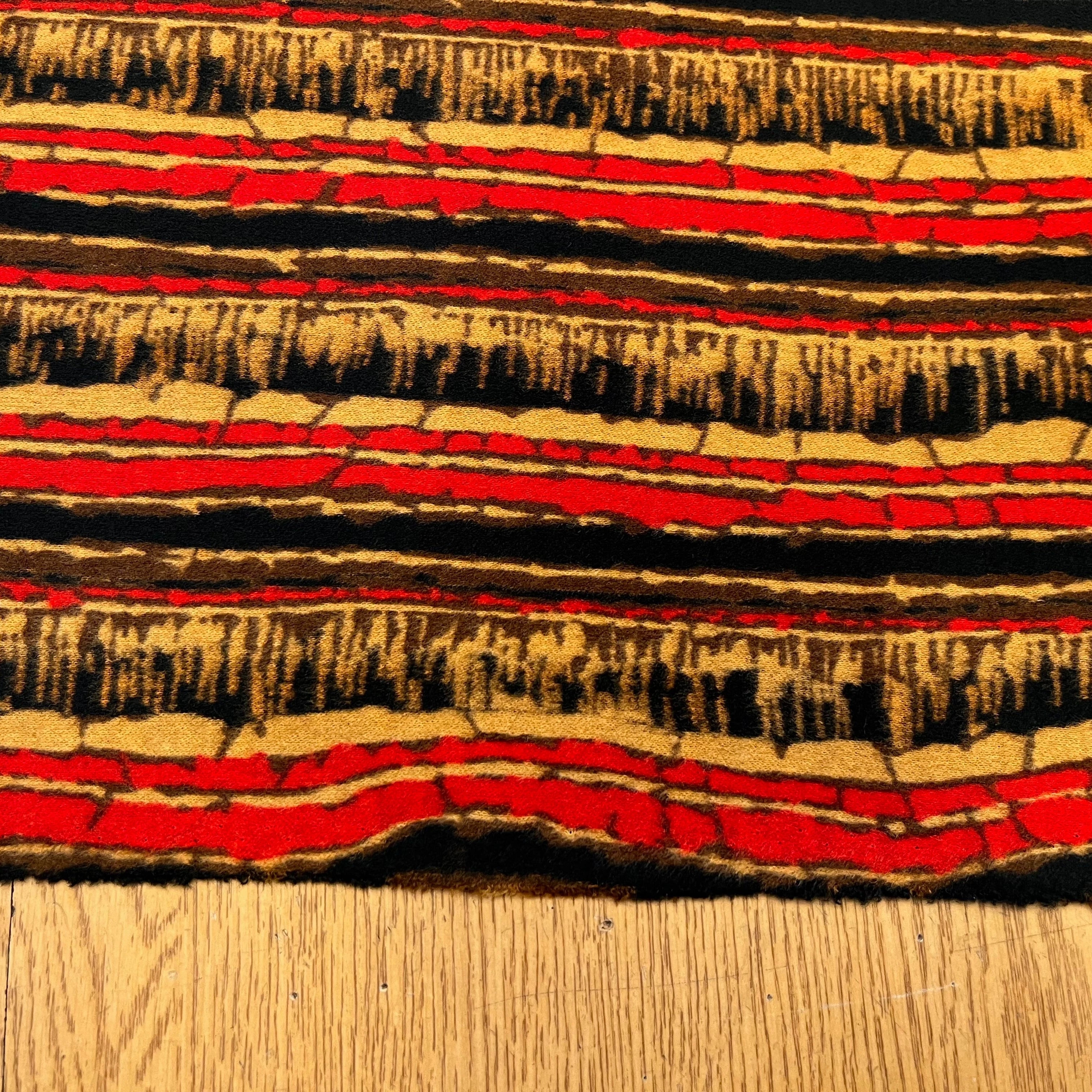 MAILLE POLYESTER DUVEUTEUSE RAYURES ETHNIQUES - My Little Coupon