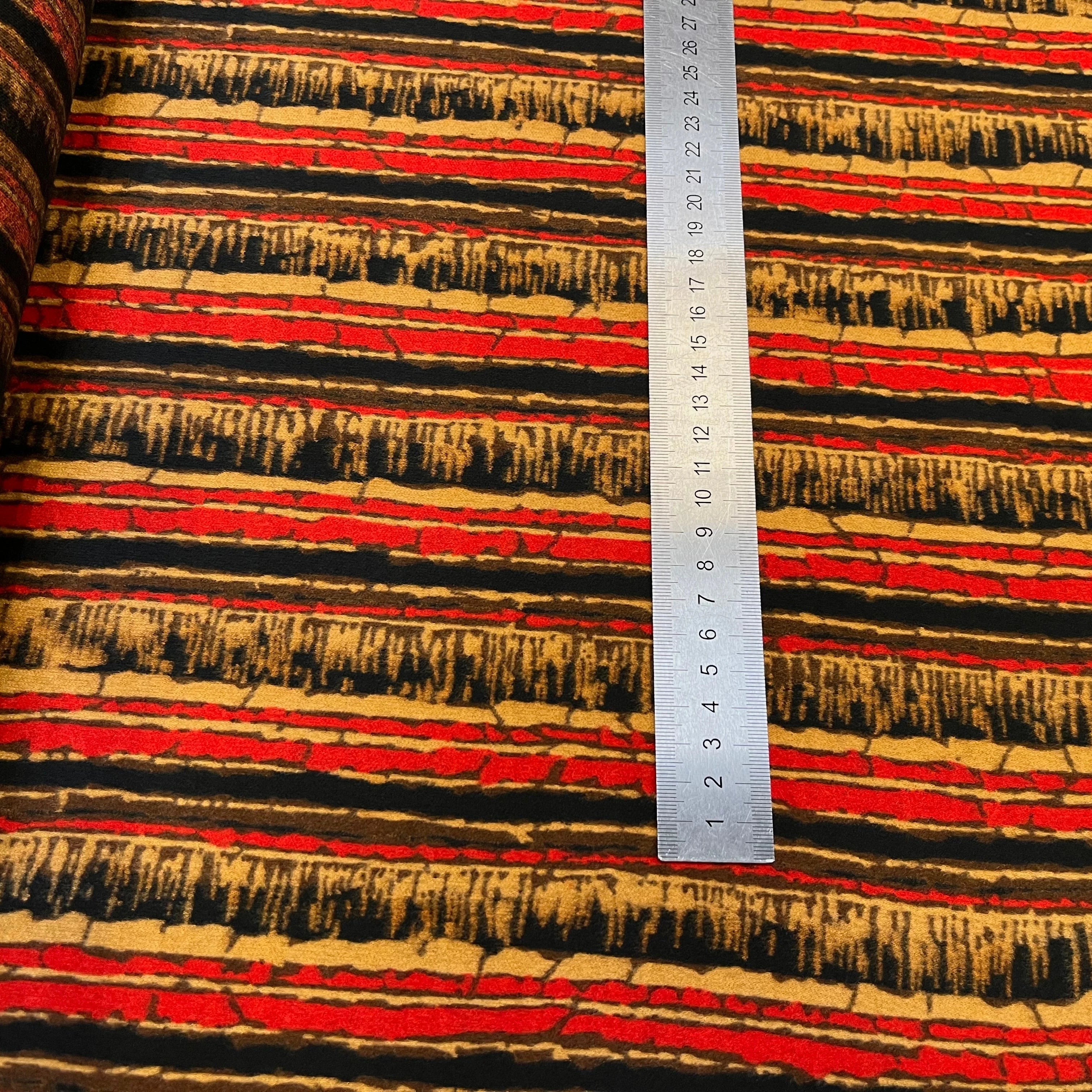 MAILLE POLYESTER DUVEUTEUSE RAYURES ETHNIQUES - My Little Coupon