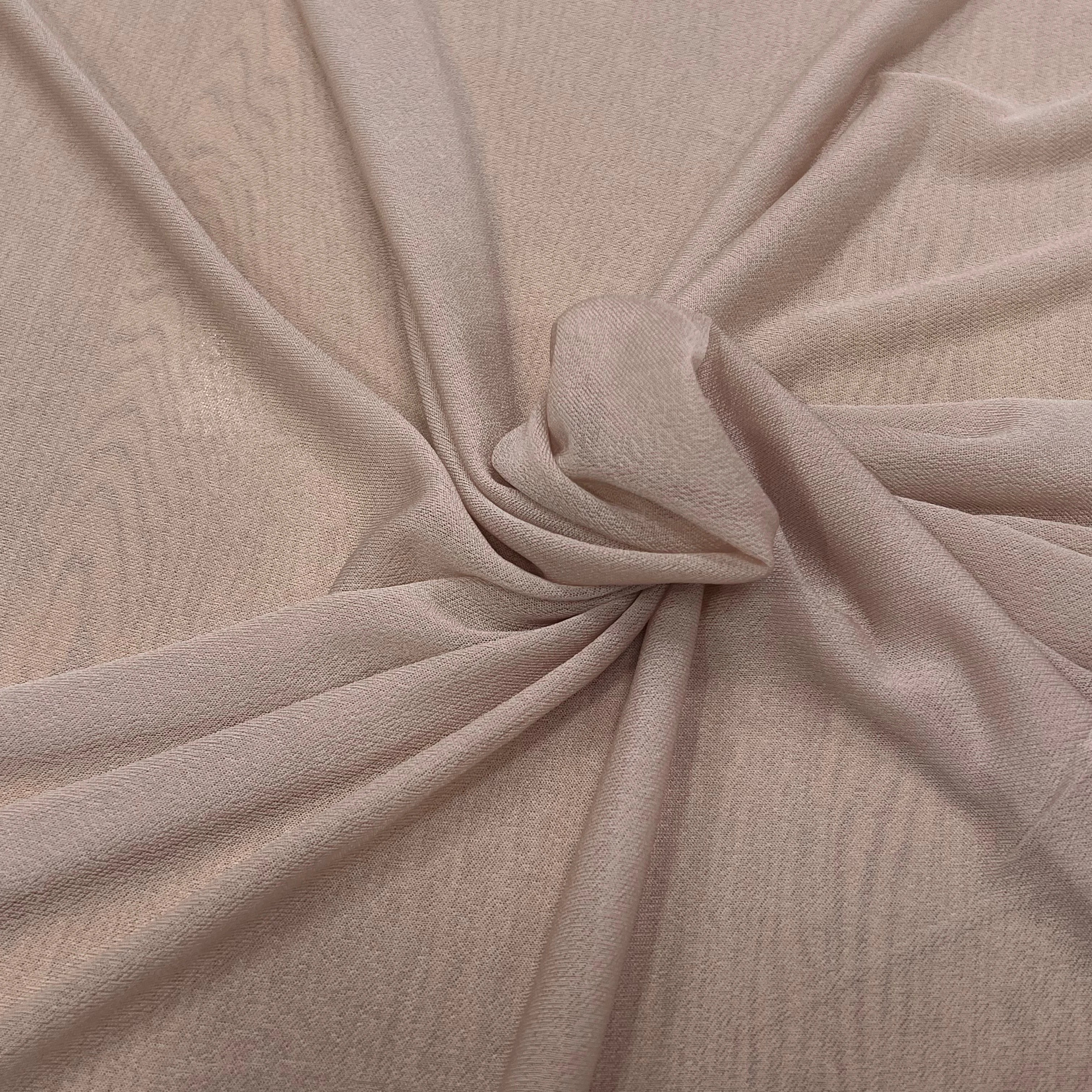 MAILLE RÉSILLE FINE BEIGE CAFÉ AU LAIT 150CM - My Little Coupon