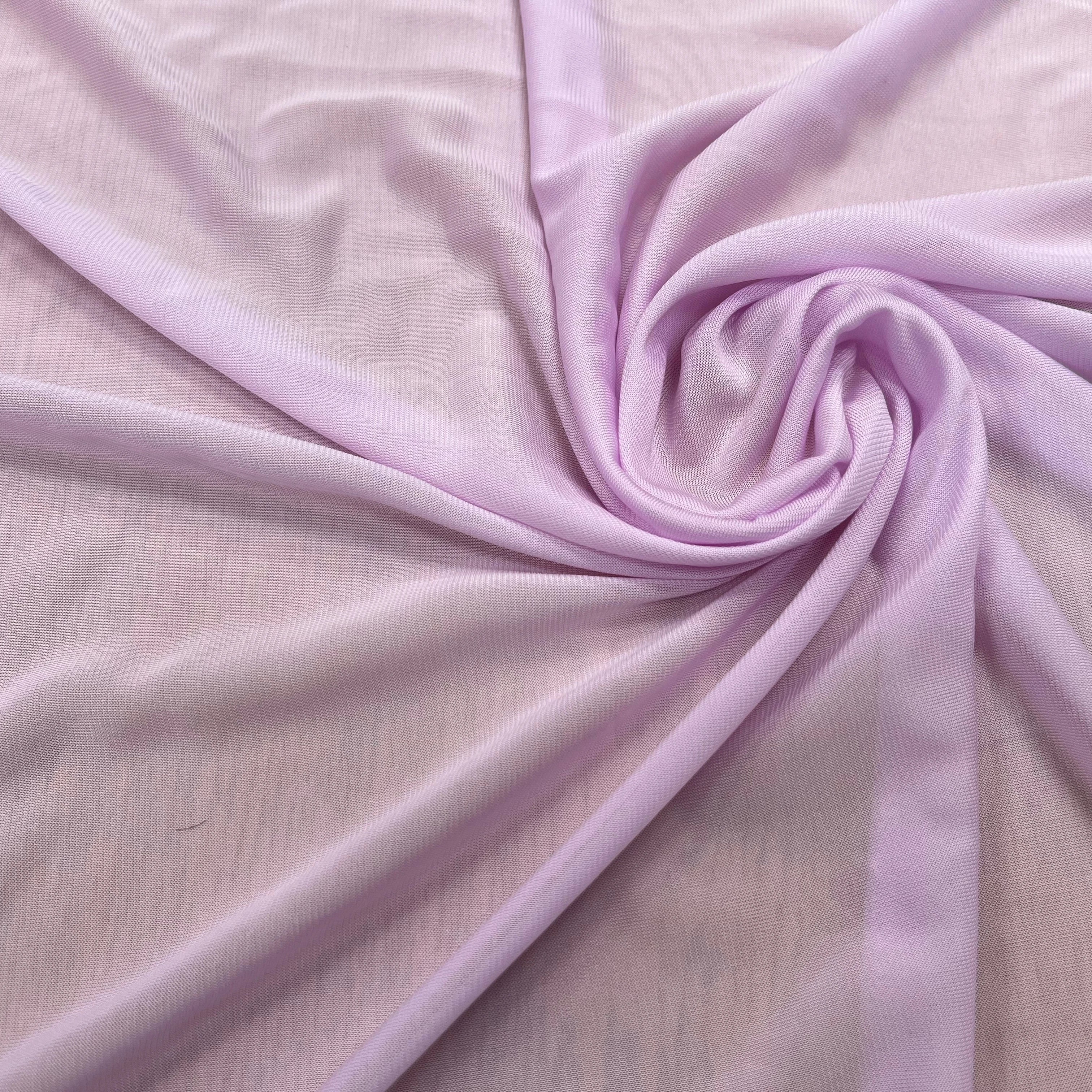 MAILLE RÉSILLE FROIDE VISCOSE LILAC PINK - My Little Coupon