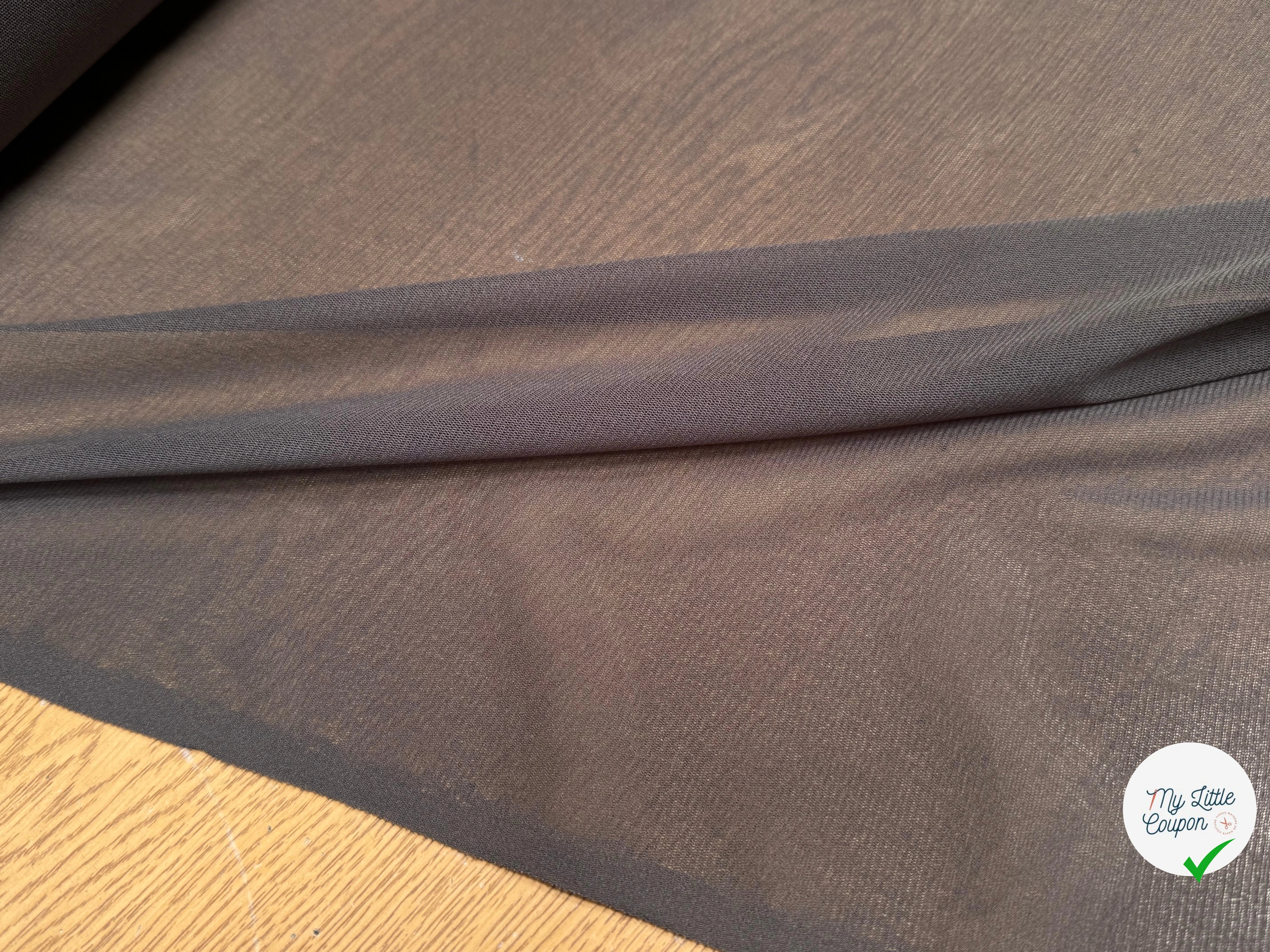 MAILLE RÉSILLE GRIS FONCÉ - My Little Coupon