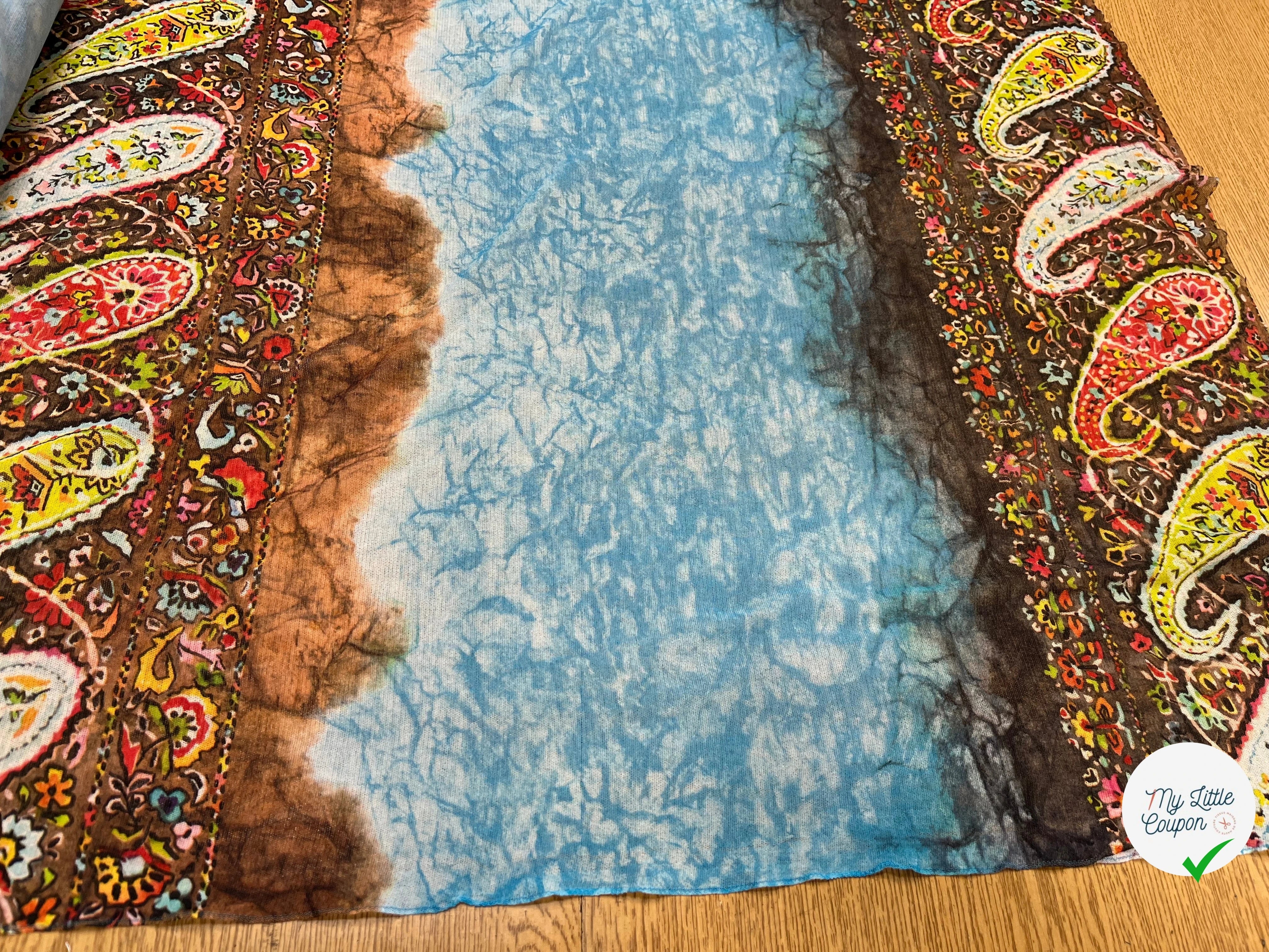 MAILLE RESILLE IMPRIMÉ PIMENT MULTICOLORES - My Little Coupon