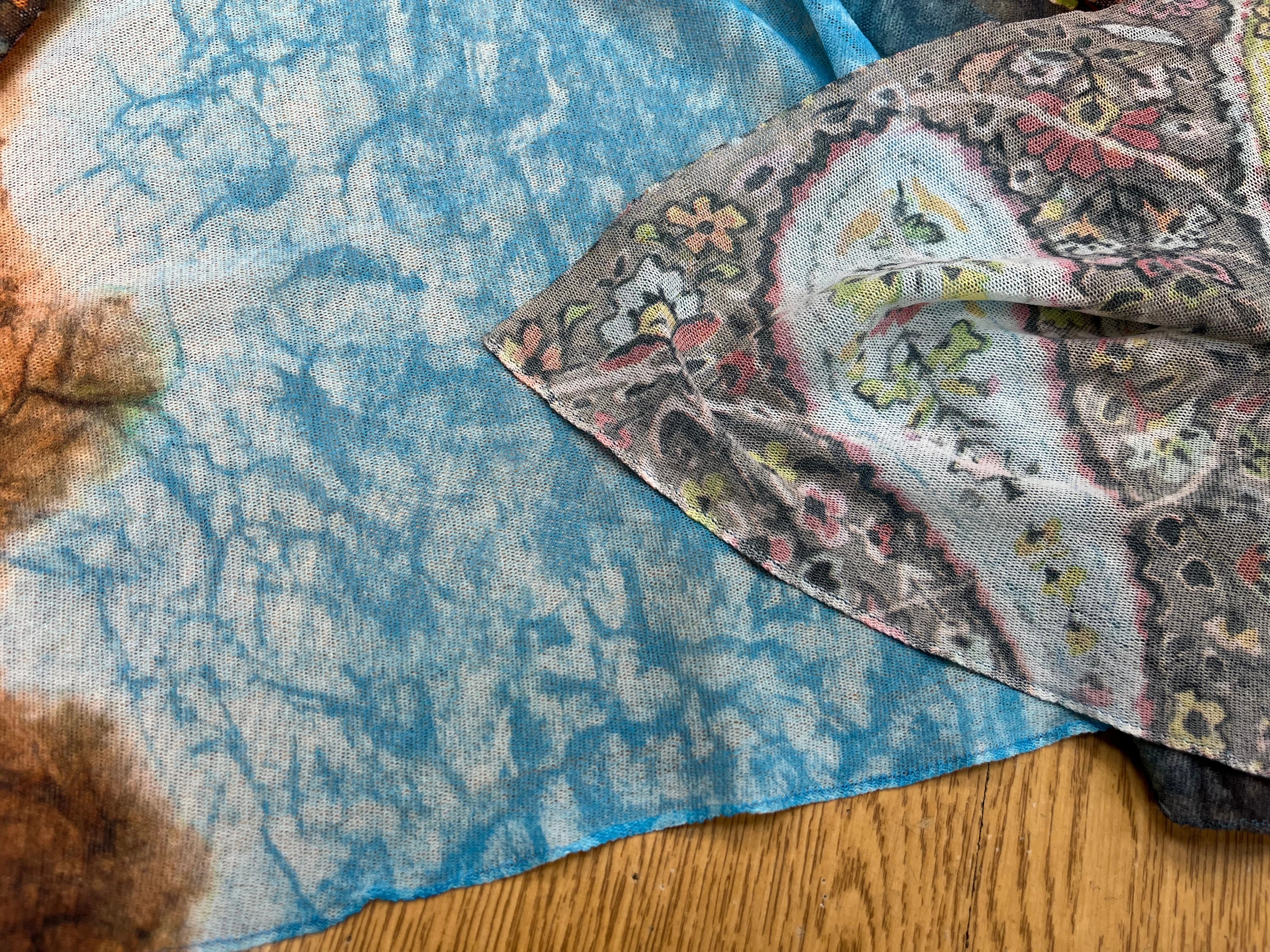 MAILLE RESILLE IMPRIMÉ PIMENT MULTICOLORES - My Little Coupon